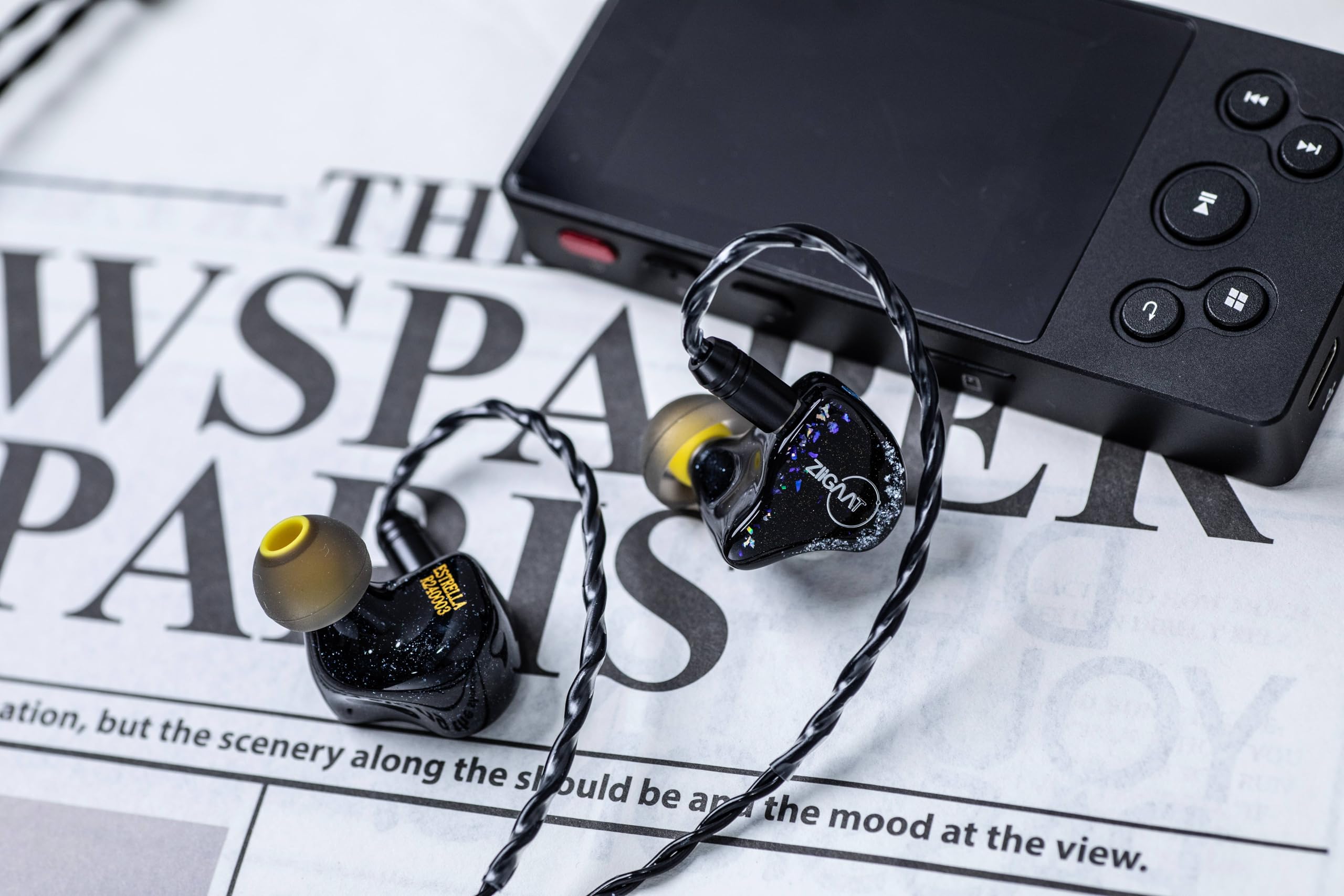 Linsoul ZiiGaat x Jay’s Audio Estrella 2DD x 4BA Hybrid Driver Wired IEM Earbuds - High-Fidelity In-Ear Monitors for Audiophiles, Musicians & Gamers with 3-Way Crossover Tuning | Perfect for Studio Recording, Live Performances & Competitive Gaming