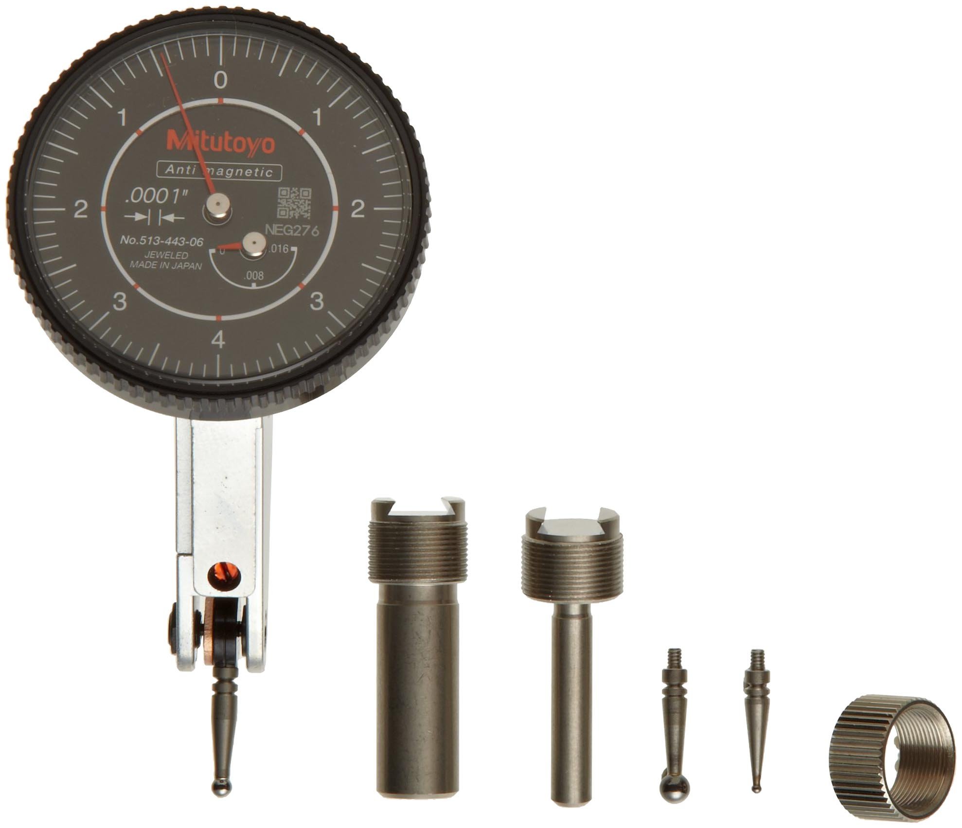 Mitutoyo 513-443 Dial Test Indicator Set - 0.375