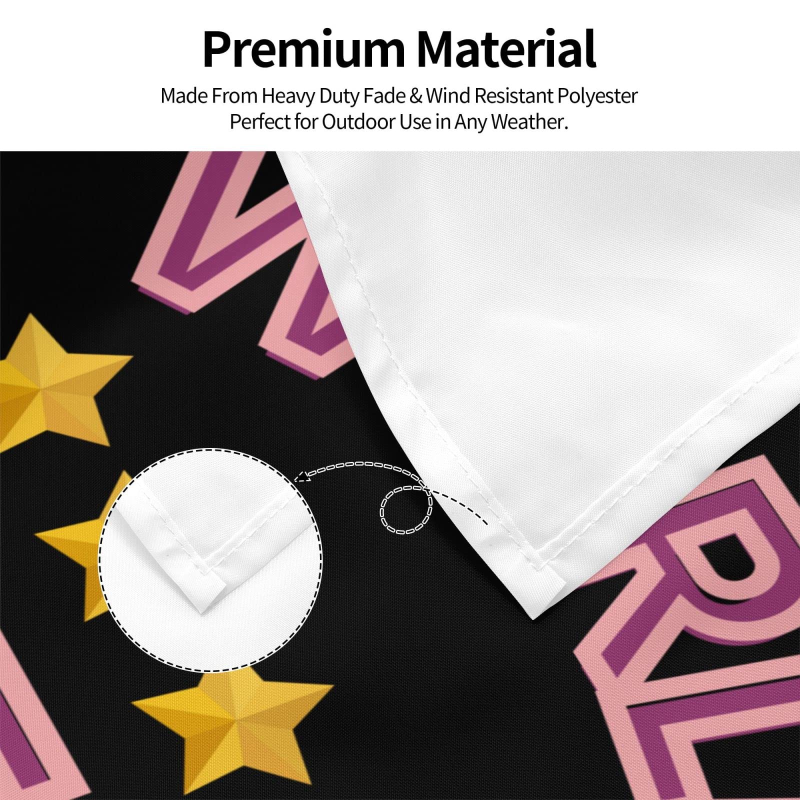 3x5 Ft Happy Mother's Day Flag - Best Mom Gift Ever with Metal Grommets | USA Patriotic Decoration for Yard, Garden & Home Celebration