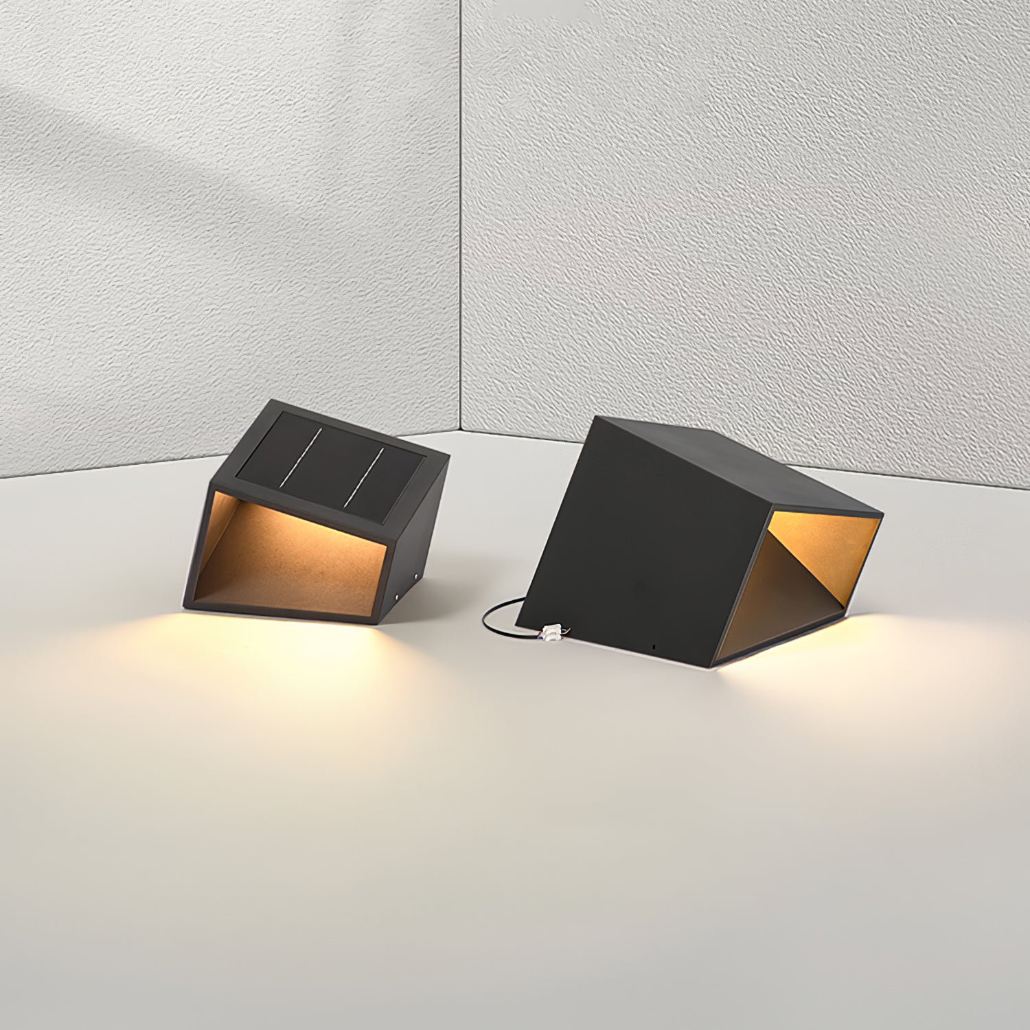 Solar Powered LED Cube Garden Lights - Waterproof Outdoor Decorative Lighting for Patio, Yard, Pathway & Landscape - Warm White & Cool White Options