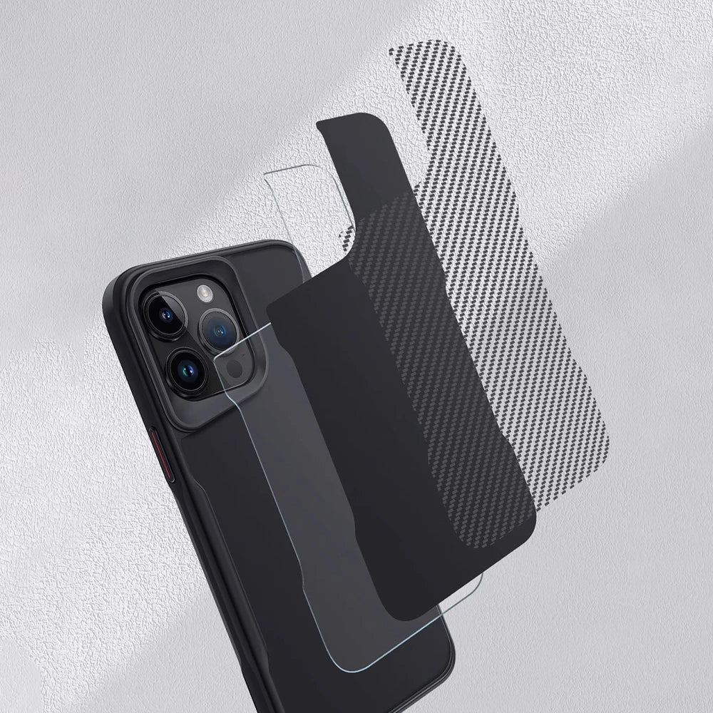 CarbonFlex Pro MagSafe iPhone Case - Shockproof & Slim Protective Cover for iPhone 12/13/14/15 Series - Perfect for Work, Travel & Outdoor Activities
