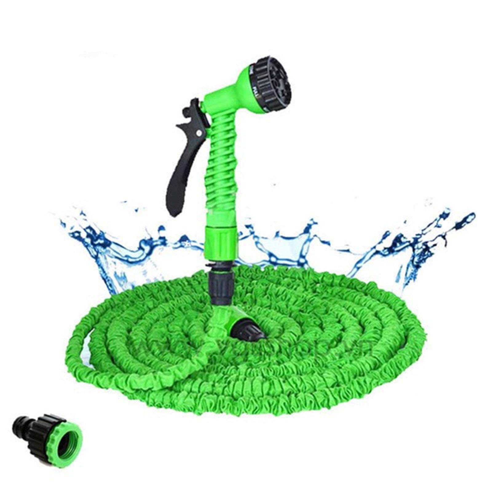 Expandable Magic Garden Hose - 200ft Green for Watering & Car Wash