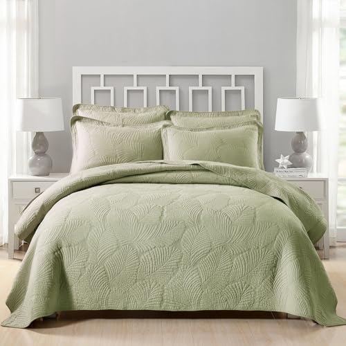 3 - Palm Leaves- Aqua Blue
