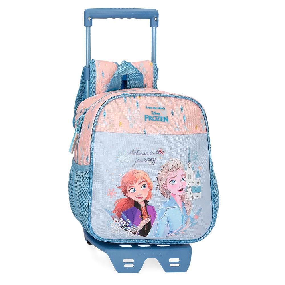 Disney Frozen Believe in The Journey Kids Backpack - Durable Polyester School Backpack with Adjustable Straps & Multiple Pockets | Perfect for School, Travel & Daily Use