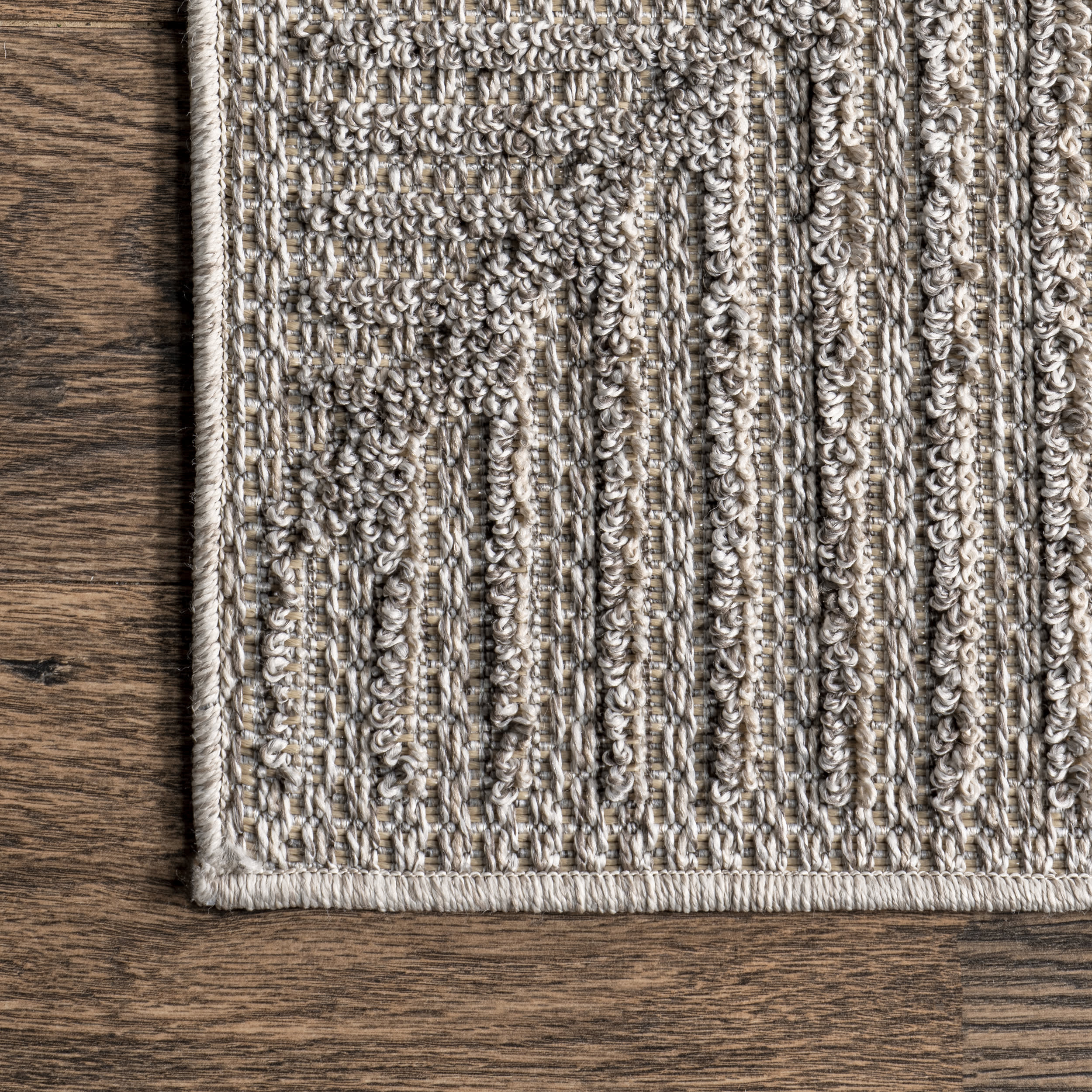 Premium Alexa Trellis Indoor/Outdoor Rug - Soft Beige Washable Area Carpet for Living Room, Patio & Bedroom | Non-Slip Backing, Durable & Stylish Home Decor