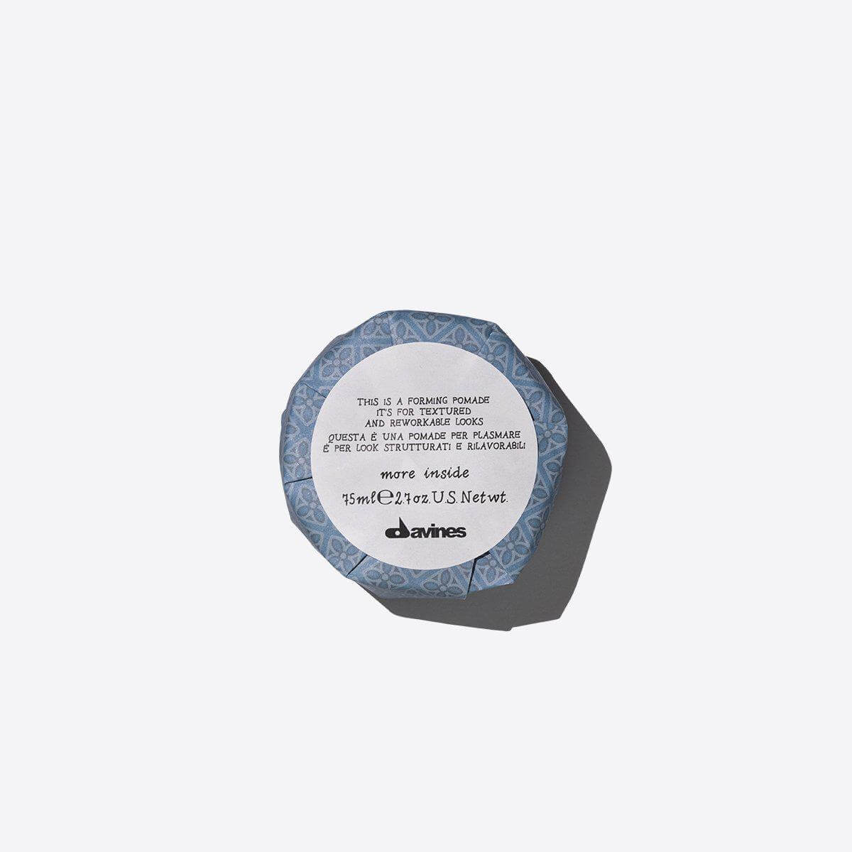 Davines This is a Forming Pomade - Strong Hold Hair Styling Wax for Men & Women - Perfect for Textured, Curly & Frizzy Hair - Salon Quality Styling for Everyday Looks & Special Occasions