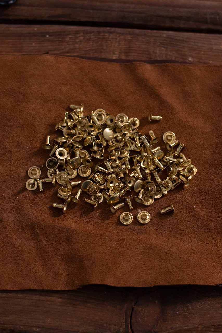Hollow Rivet KØ9.2 x L9.0 mm Iron/Nickel - Heavy Duty Fasteners for Metalworking, Automotive & DIY Projects