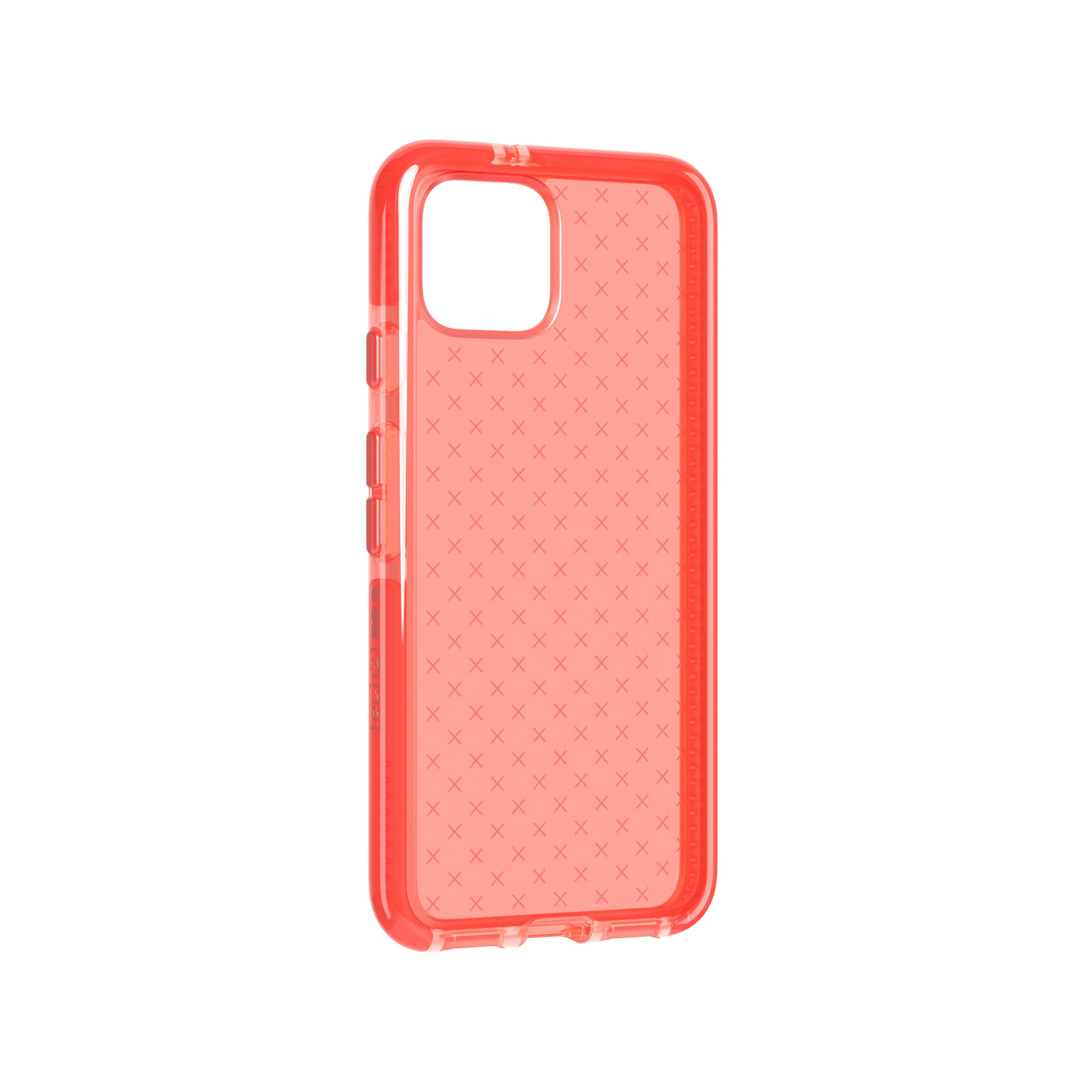 Tech21 Evo Check Google Pixel 4 Case - Coral, Antimicrobial & 12ft Drop Protection for Outdoor Use