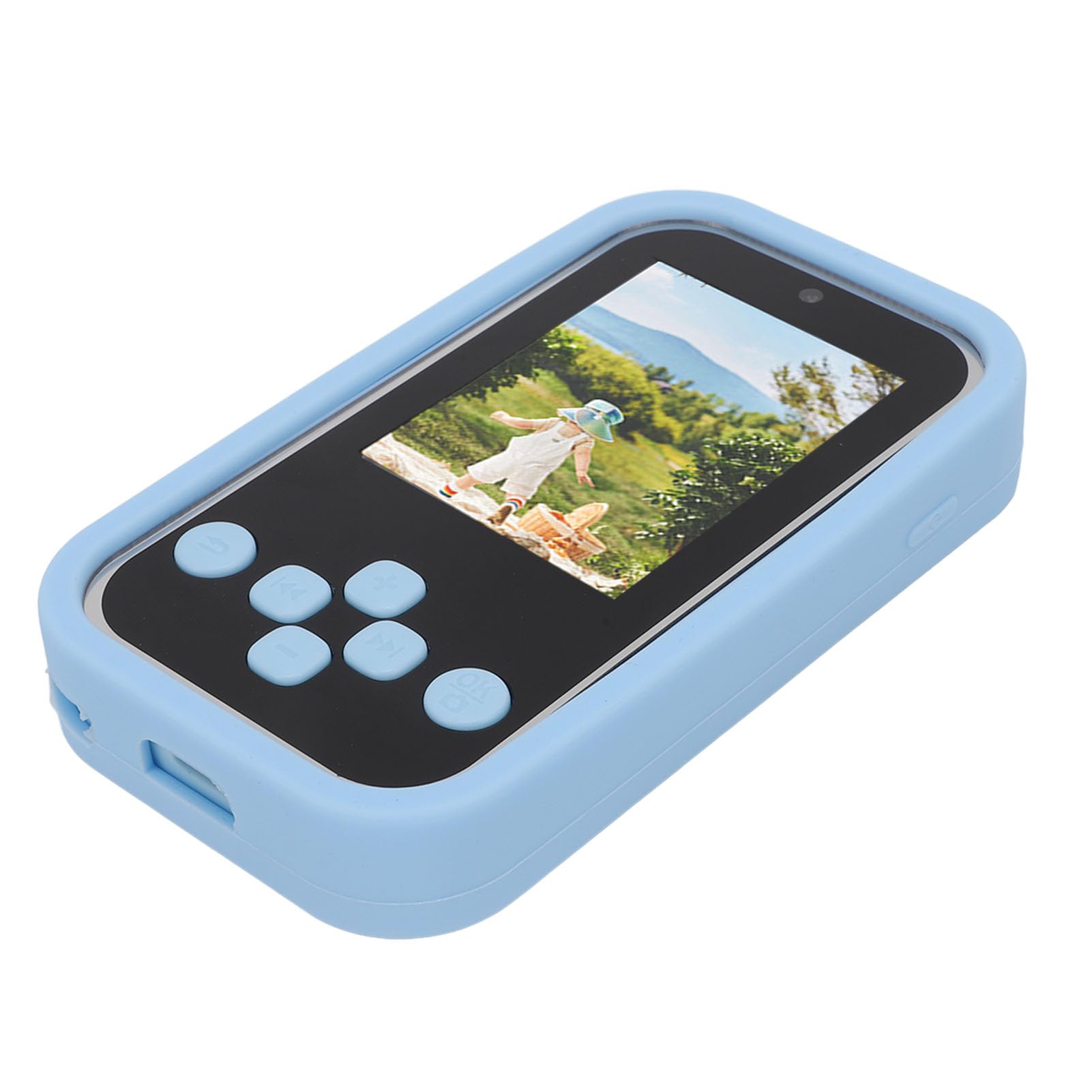 48MP Digital Camera with 1080P Autofocus - 2.4 Inch Touch Screen Vlogging Camera, MP3 Music Player & E-Book Reader (Blue) - Perfect for Travel, YouTube Videos & Everyday Photography