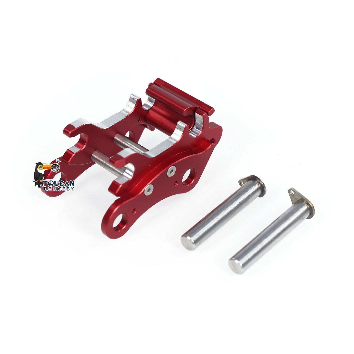 1:14 Scale RC Hydraulic Excavator Metal Quick Release Coupler Bucket Upgrade Kit - Compatible with EC160E Model | Hydraulic System Pump Reversing Valve Replacement Part | Perfect for RC Construction Vehicle Simulation & DIY Hydraulic Projects