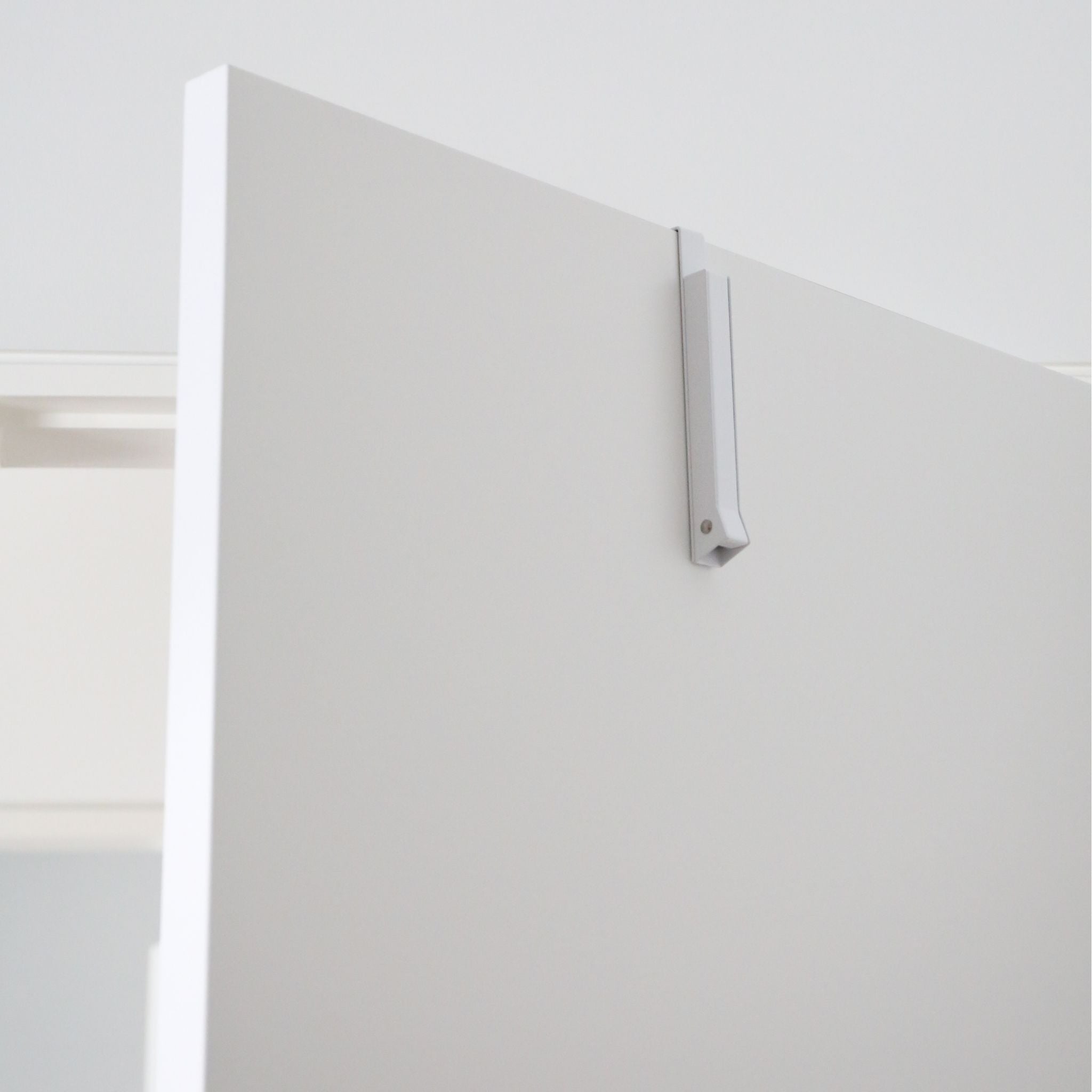 YAMAZAKI Over the Door Storage Organizer - White Space Saving Hanger Rack for Closet, Bathroom & Bedroom Organization
