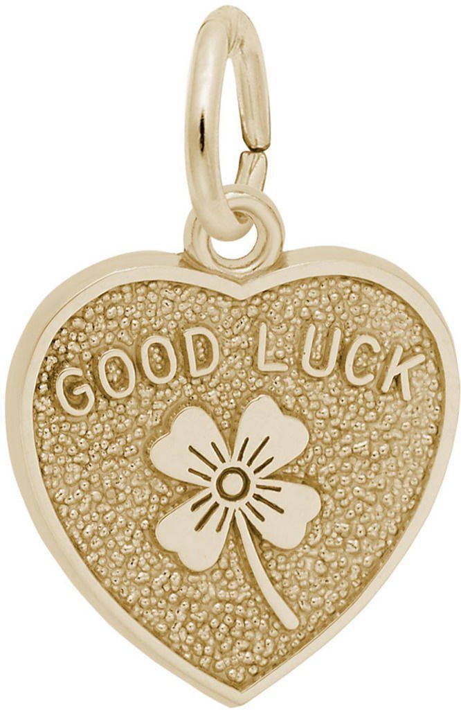 Rembrandt Sterling Silver Good Luck Heart Charm Pendant Necklace for Women - Perfect Gift for Valentine's Day, Anniversary & Special Occasions