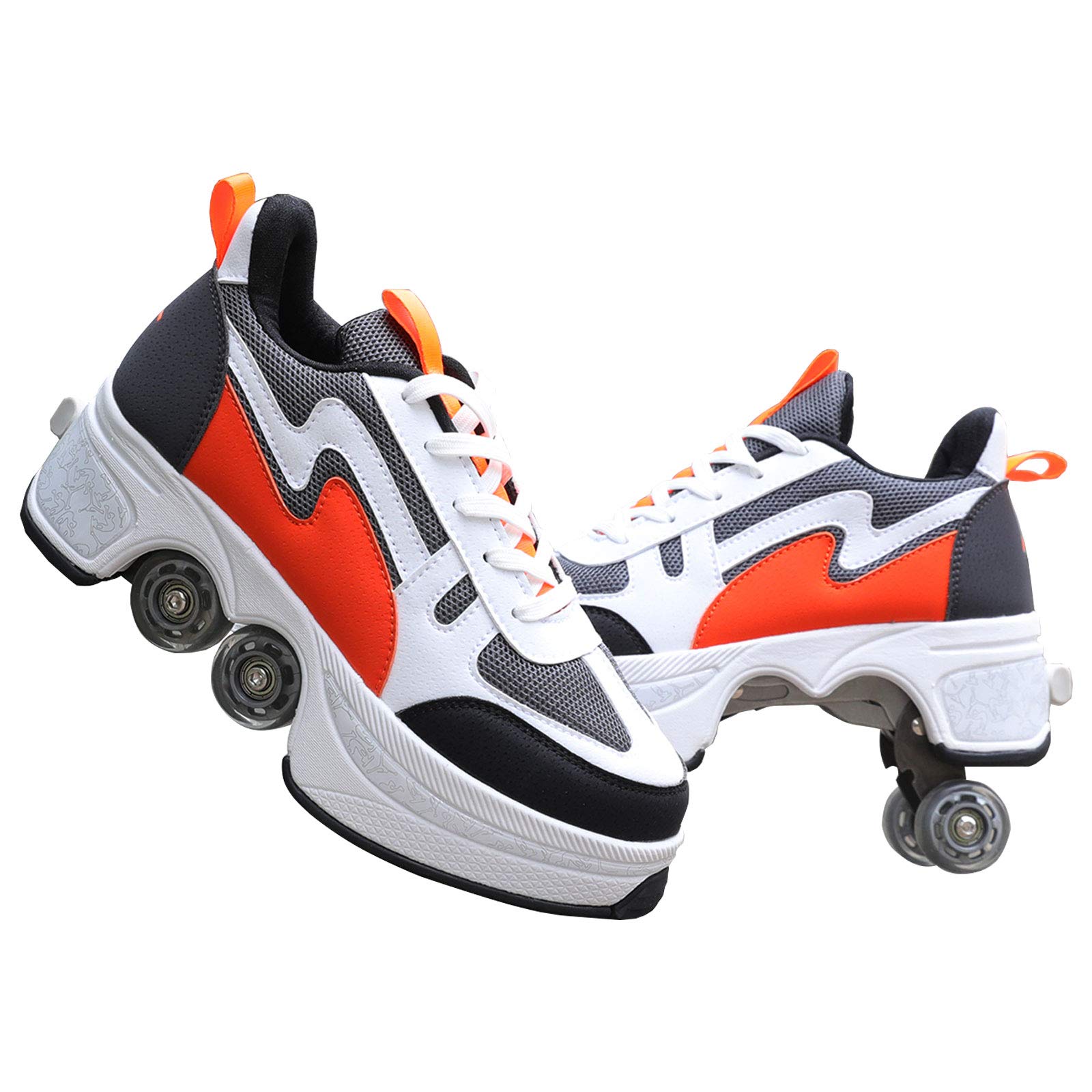Adjustable Roller Skates for Girls - Retractable Wheels, Multi-Function Outdoor Skating Shoes for Kids | Perfect for Casual Sports, Walking & Playground Fun