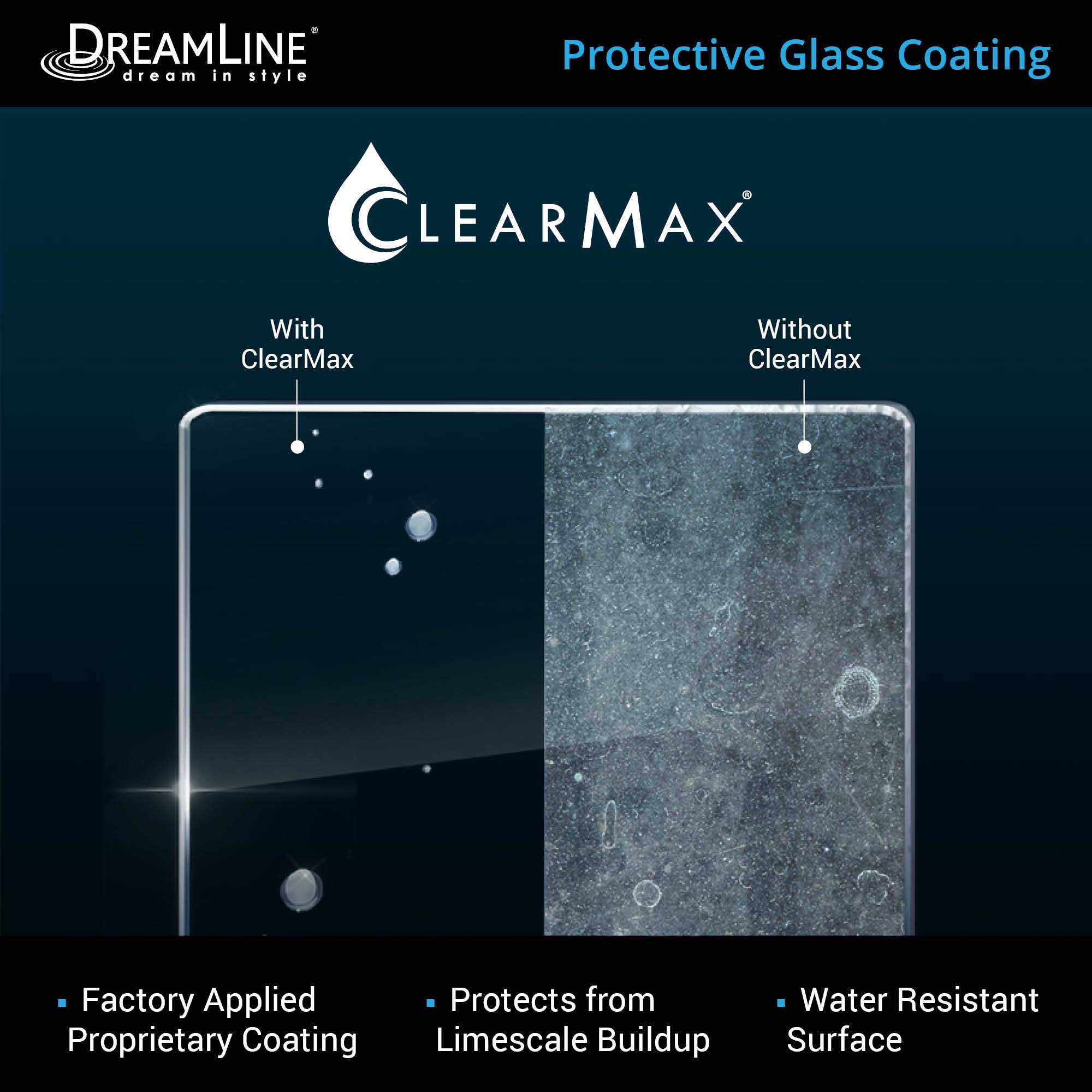 DreamLine Elegance Plus Frameless Pivot Shower Door 30-30 3/4