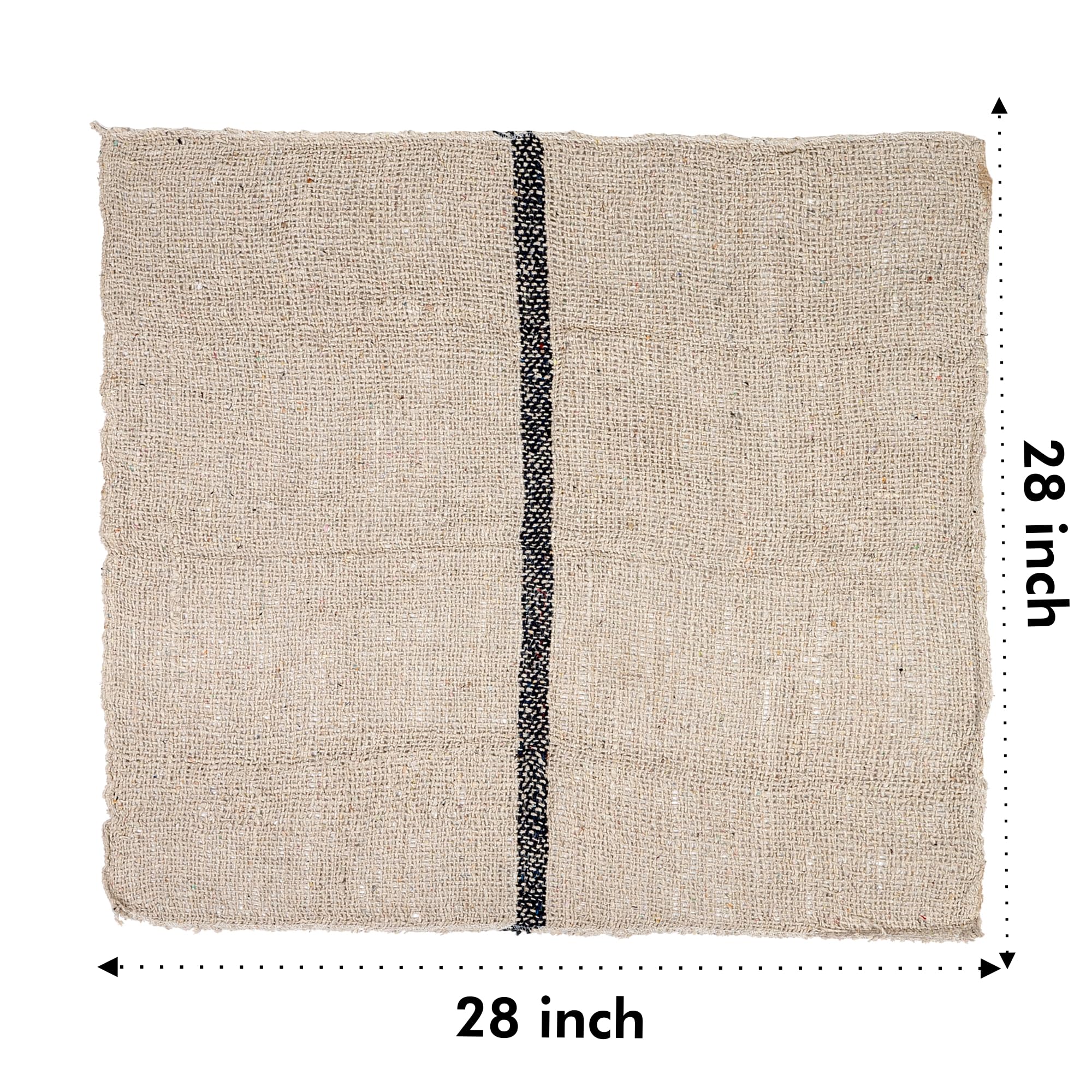 Arda Cotton Floor Cleaning Pocha - Reusable & Washable 28x28 Inch Large Mop Cloth (Pack of 2) - Perfect for Hardwood Floors, Tile, and Kitchen Cleaning