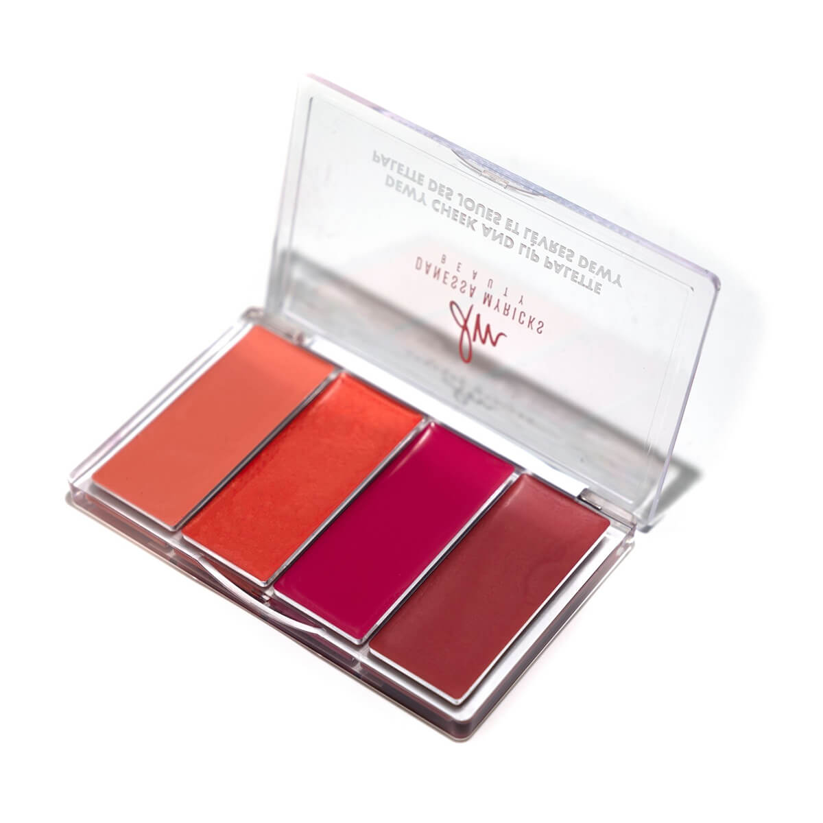 Danessa Myricks Beauty Dewy Cheek & Lip Palette - Cream Blush & Lip Tint for Natural Glow - Perfect for Everyday Makeup & On-The-Go Touch Ups