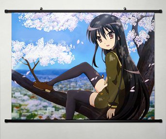 Shakugan no Shana Anime Wall Scroll Poster - High Quality Fabric Painting Artwork 444 | Perfect for Anime Room Decor, Gift for Fans, and Japanese Culture Enthusiasts