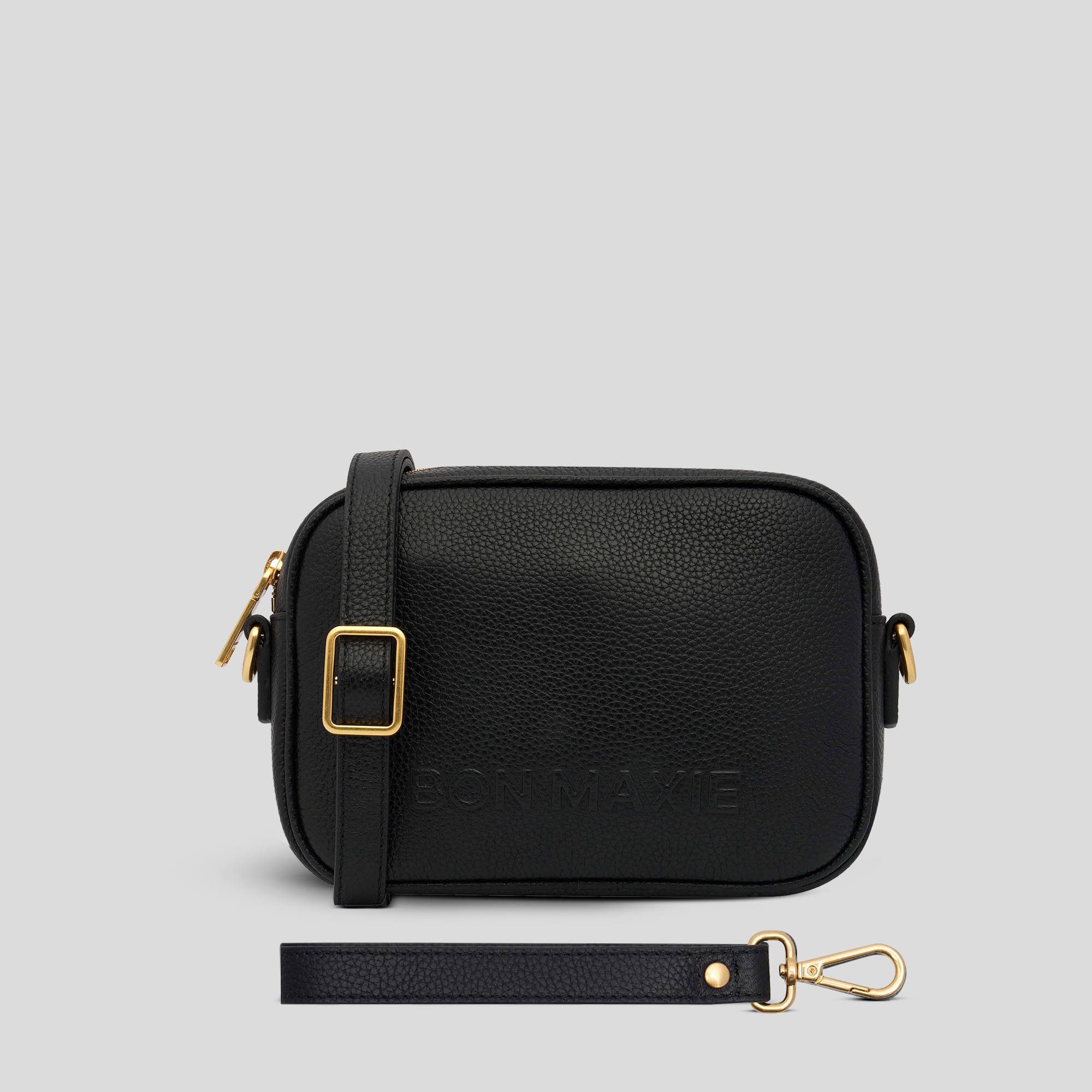 Mini Sidekick Leather Wallet Crossbody Bag for Women - Slim RFID Blocking Card Holder - Black - Perfect for Travel, Shopping & Everyday Use