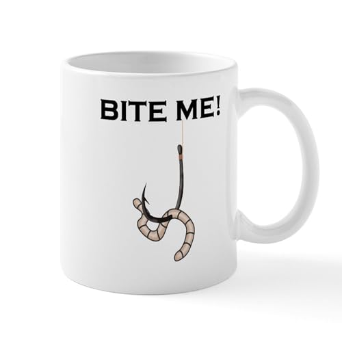 White - Bite Me! Mugs
