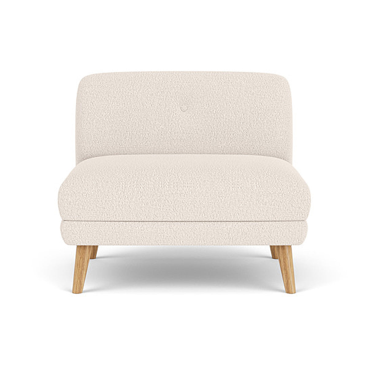 Alfred Boucle Modular Armless Sectional Sofa - Modern Comfort for Living Room, Lounge & Office Spaces