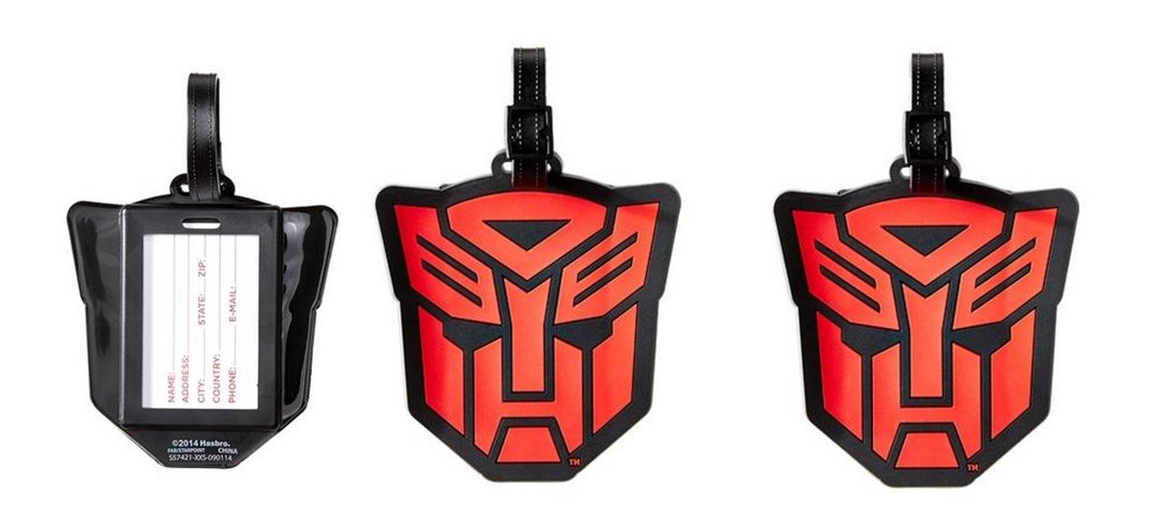 Transformers Autobot Luggage Tags (Set of 2) - Durable Travel ID Tags for Suitcases, Backpacks & Carry-Ons - Perfect for Kids & Collectors