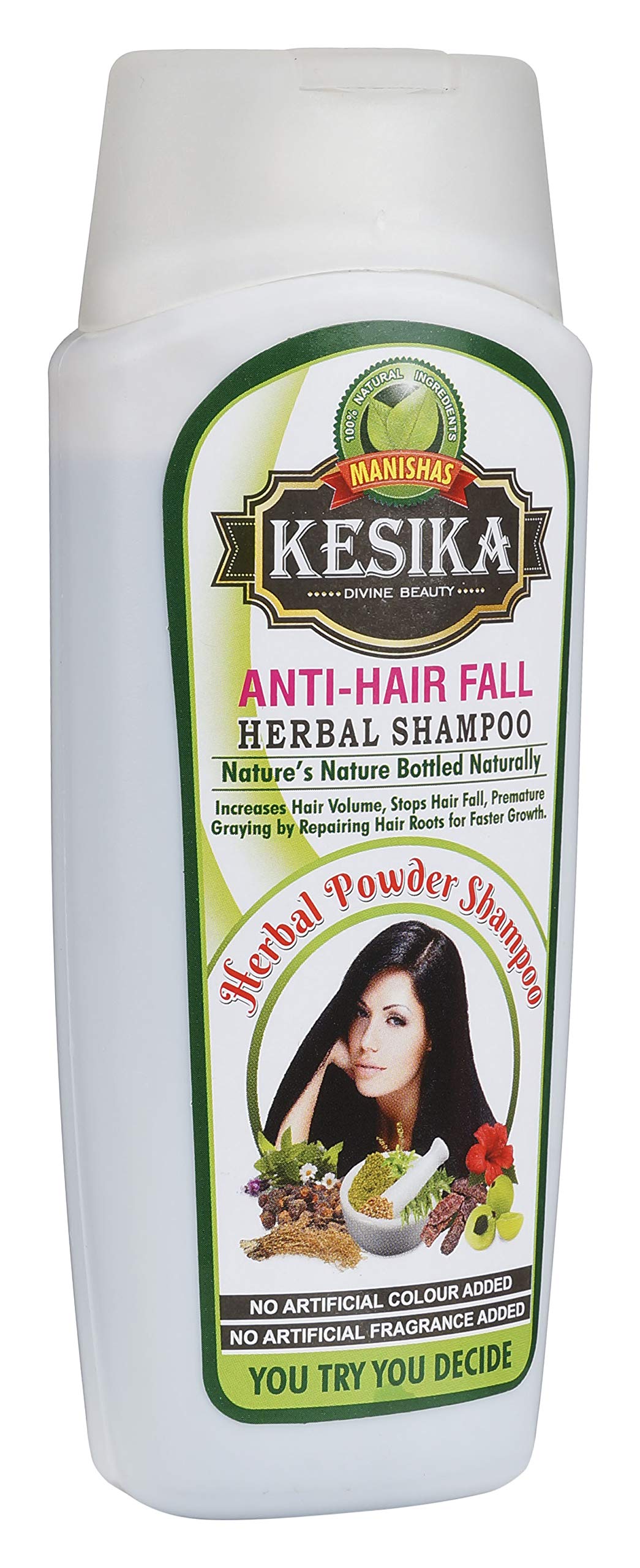 KESIKA Anti-Dandruff & Hair Growth Shampoo with Conditioner - 200ml | Natural Herbal Formula for Men & Women | Scalp Care & Thicker Hair Solution for Daily Use