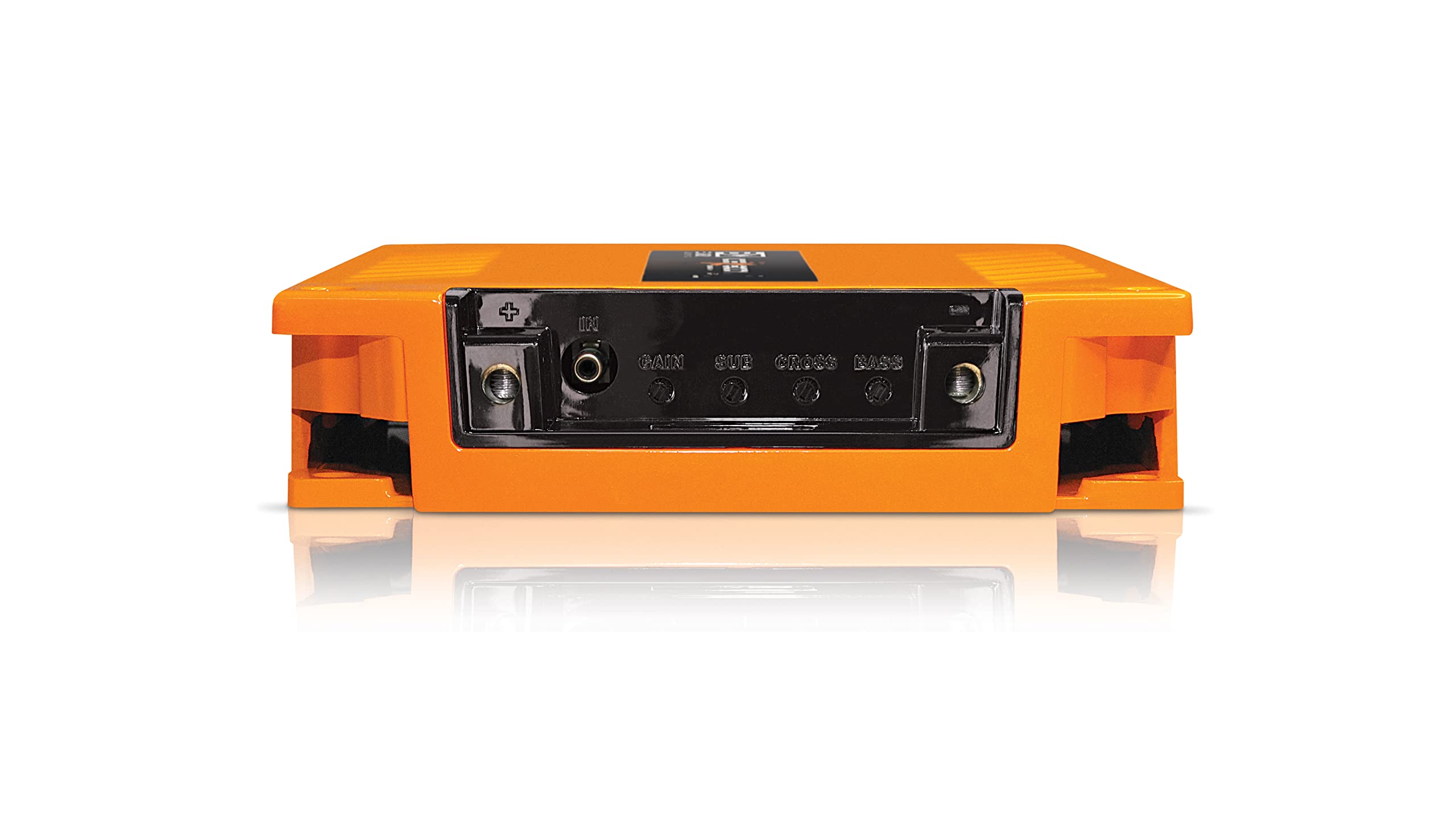 1900W Mono Car Audio Amplifier - High-Powered 1-Channel Bass Amp with Subsonic Filter, Low Pass Filter, 2 Ohm Stable, LED Indicators | Perfect for Car Audio Systems & Bass Enthusiasts | BANDA ICEX1600.2ORANGE Orange