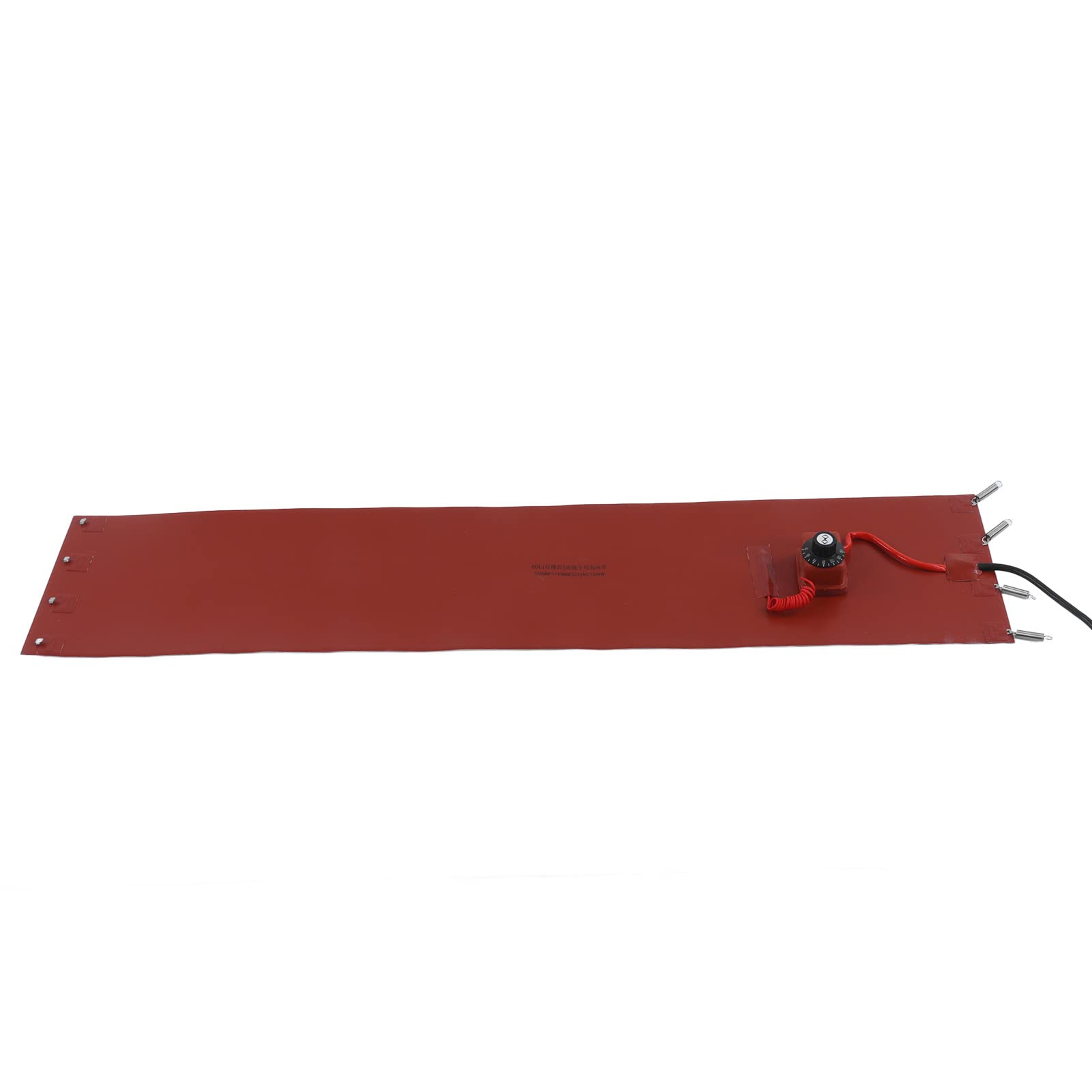 1200W Silicone Drum Heater Pad with Thermostat - 13.2 Gallon (50 Liter) Water Heater Insulation Blanket for 18.9in Gate Valve - Perfect for Industrial Drums, Pails & Chemical Storage in Cold Weather