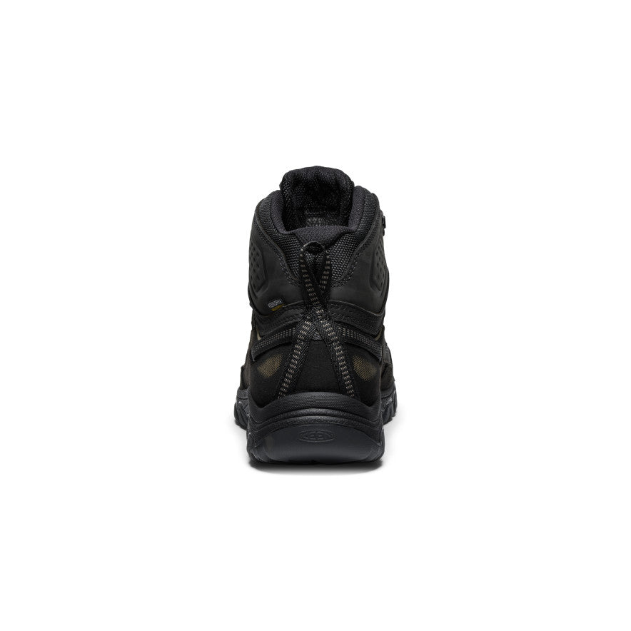 Men's Targhee IV Waterproof Hiking Boots - Triple Black Color | Lightweight & Durable for Outdoor Adventures, Trail Running & Camping