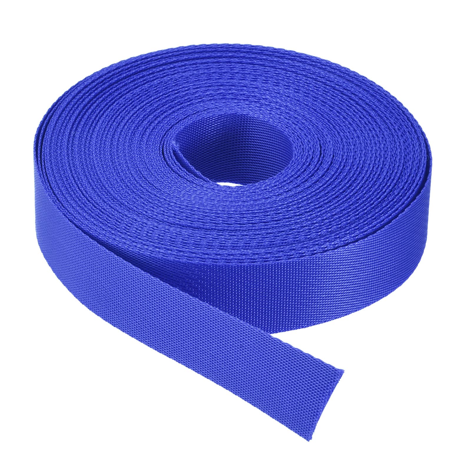 **MECCANIXITY 1-Inch Flat Nylon Webbing Strap - 15 Yards Blue - Heavy-Duty Straps for Backpacks, Cargo Straps, Luggage Racks, DIY Projects & Outdoor Gear**