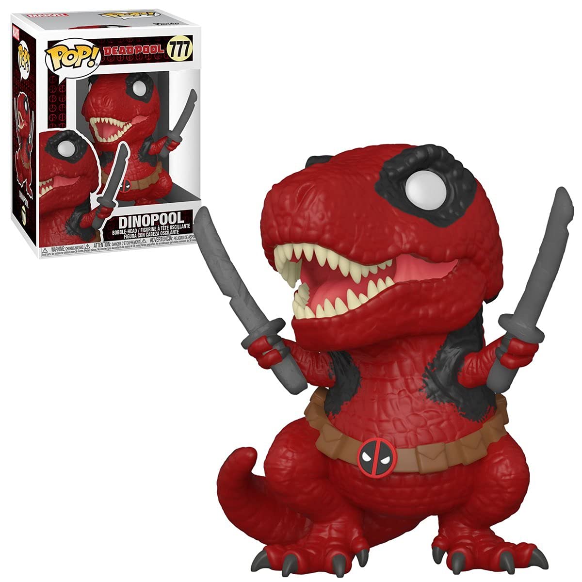 Deadpool 30th Anniversary Funko POP! Vinyl Figure #777 Dinopool - Marvel Collectible for Fans, Gifts & Home Decor Display