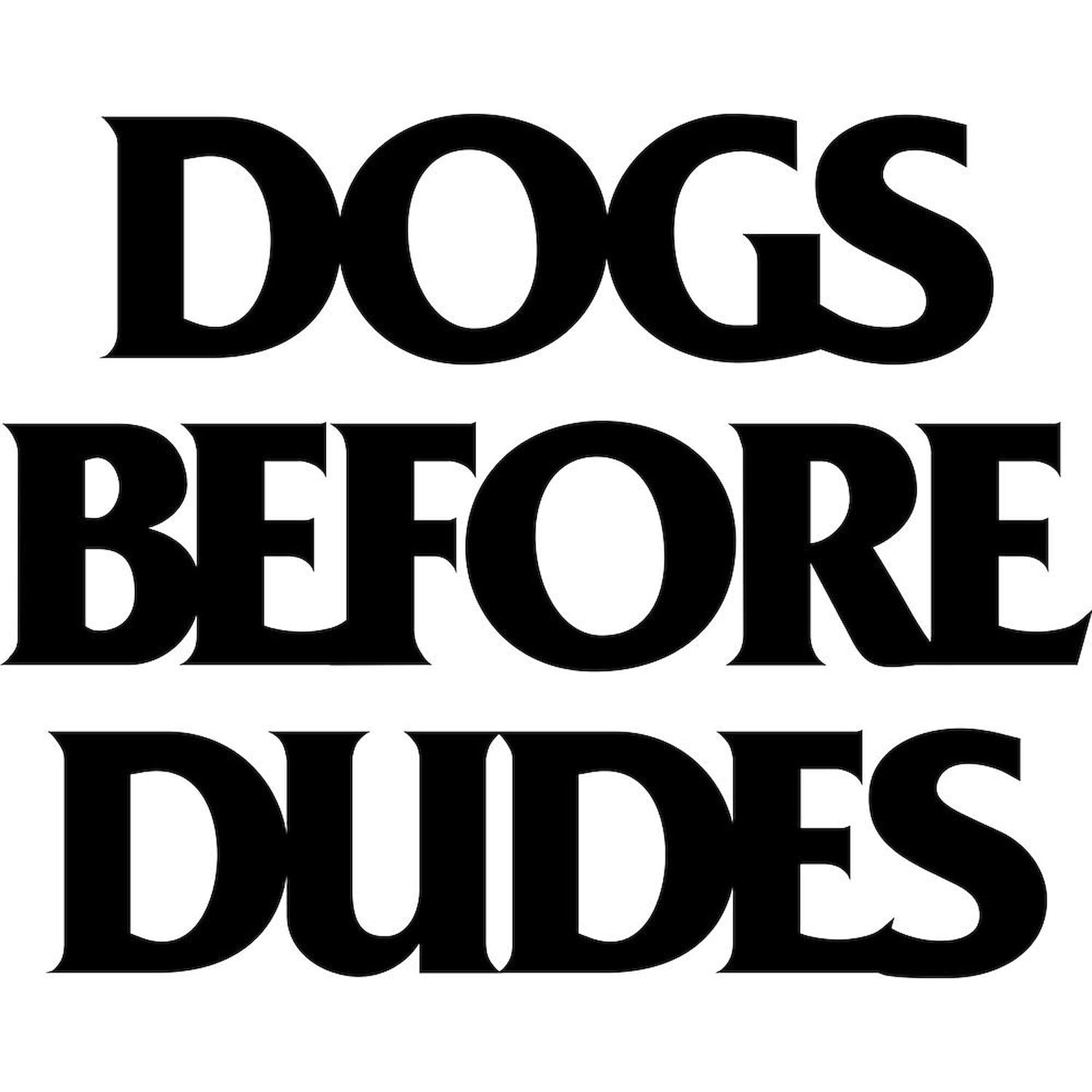 Dogs Before Dudes 15 oz Ceramic Coffee Mug (444ml) - Funny Dog Lover Gift for Pet Owners, Office & Home Use