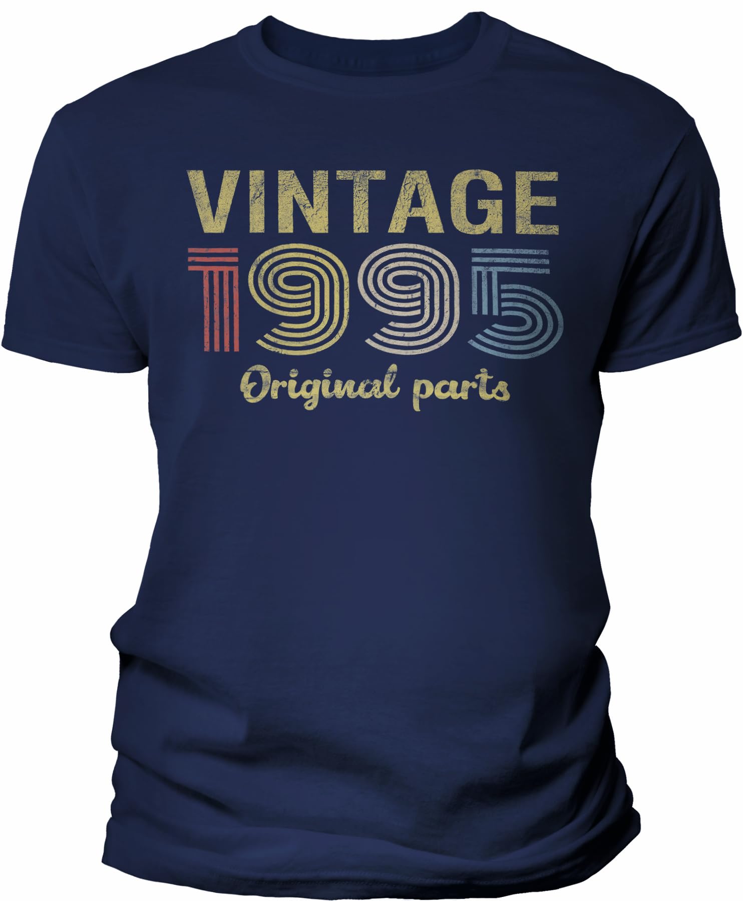 1995 Vintage Original Parts 30th Birthday Gift T-Shirt for Men - Retro 30 Year Old Birthday Present - Perfect for 30th Birthday Parties & Milestone Celebrations