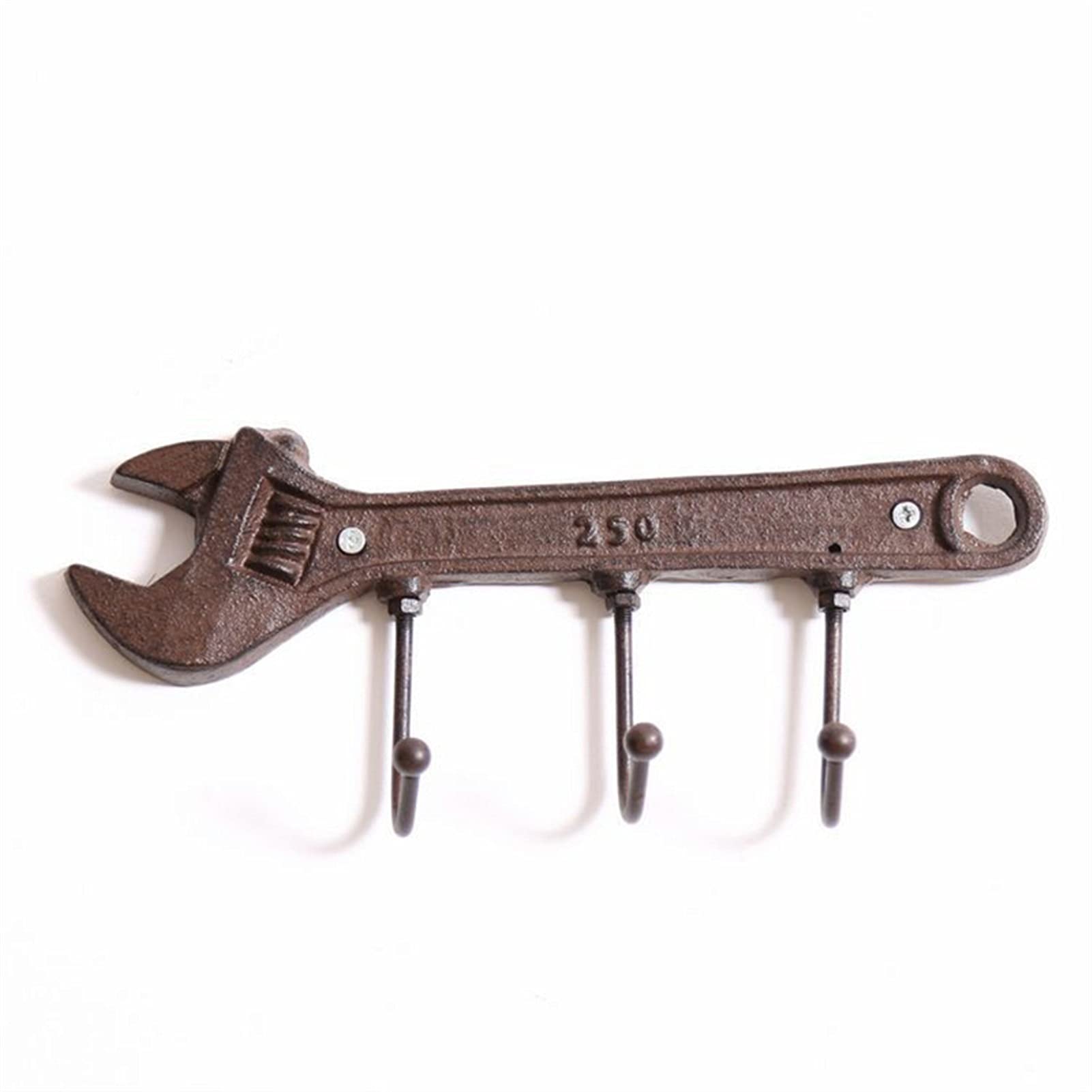 Entryway Coat Rack Wall Mounted - Creative Cast Iron Hook Wall Hanger for Hallway - Holds Coats, Jackets & Backpacks - Easy Assembly - Perfect for Home, Office & Mudroom Organization