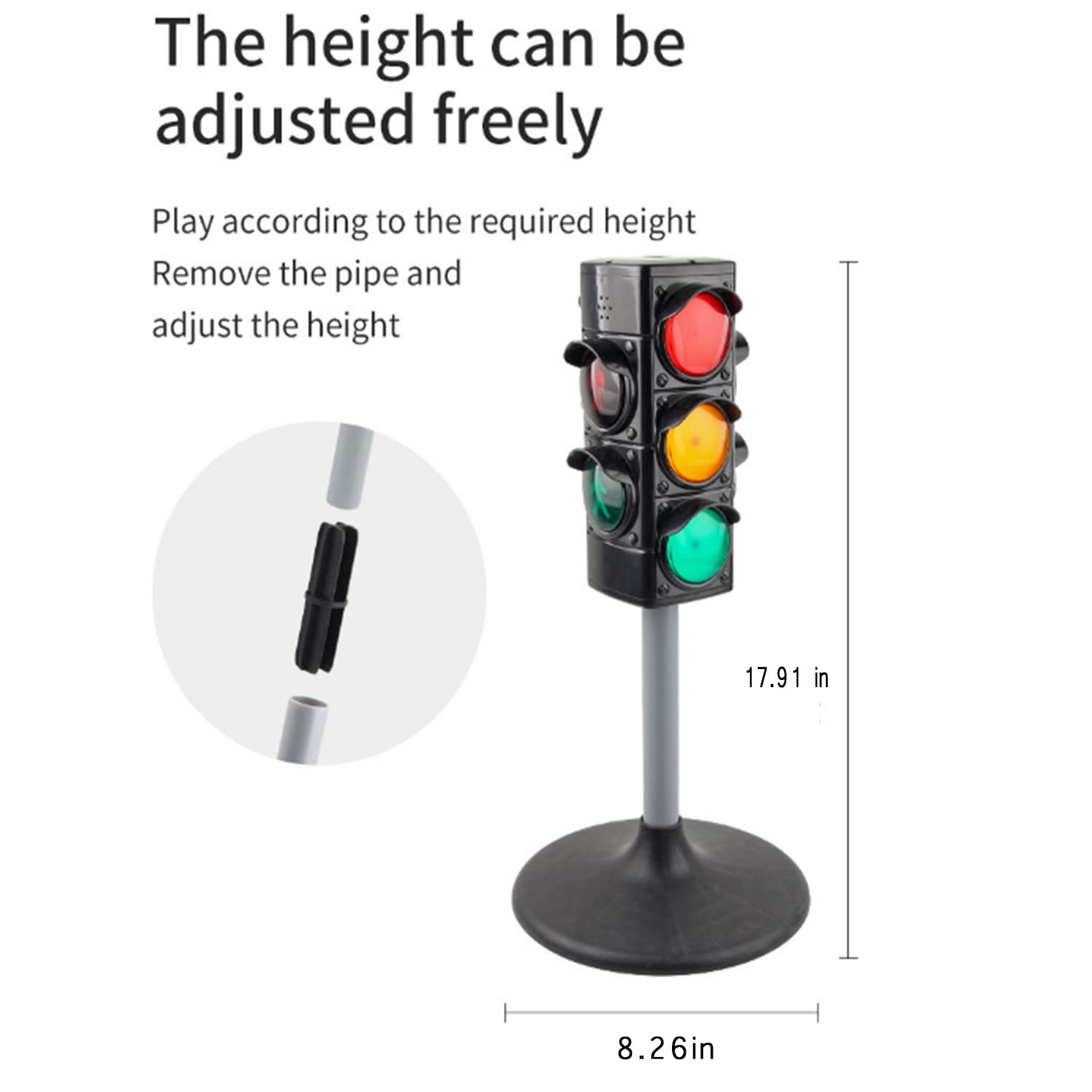 ARTFILIF Simulation Traffic Light Toys - Educational Traffic Signal Model for Kids, Learning Toys for Children (A) | Perfect for Classroom, Playroom & Traffic Safety Education