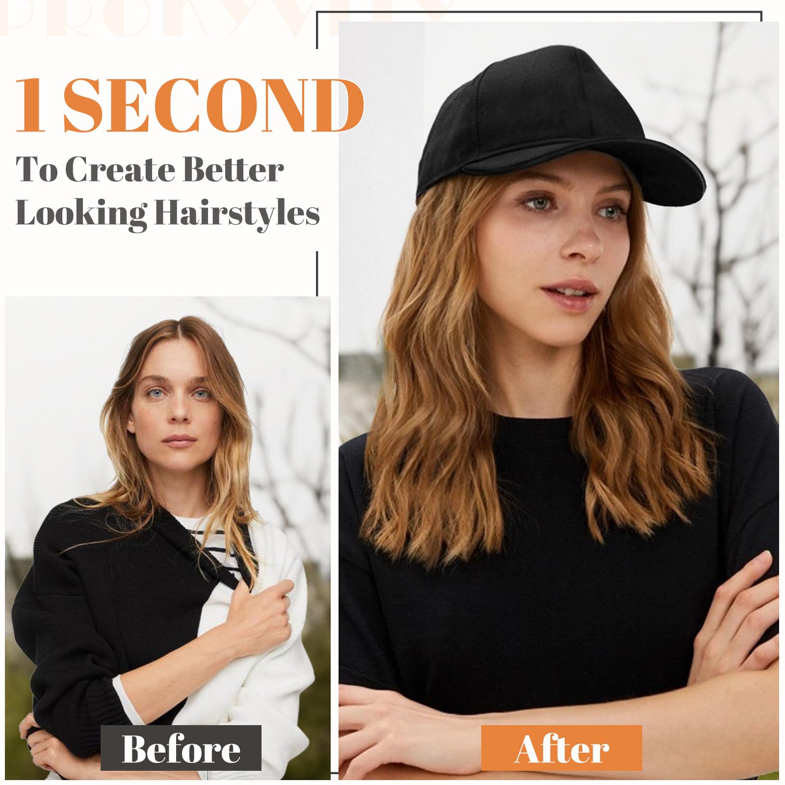 Adjustable Baseball Cap Wig for Women - Synthetic Short Wave Hair Hat (8 Inch, Natural Black) - Perfect for Daily Wear, Cosplay, and Hair Loss Solutions