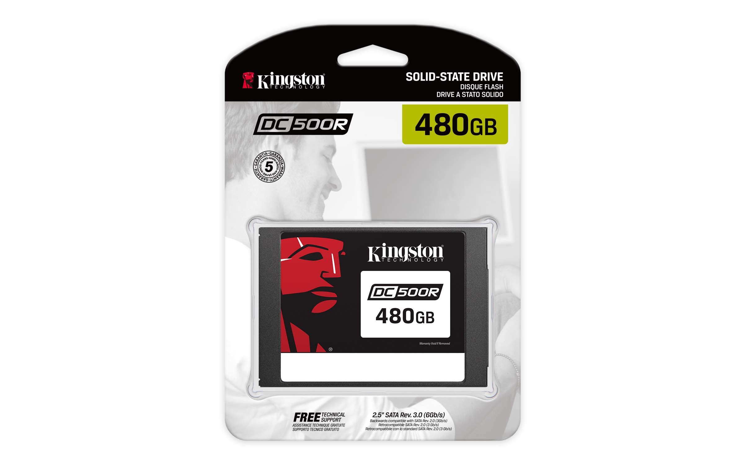 Kingston DC500R 480GB Enterprise SSD - 2.5