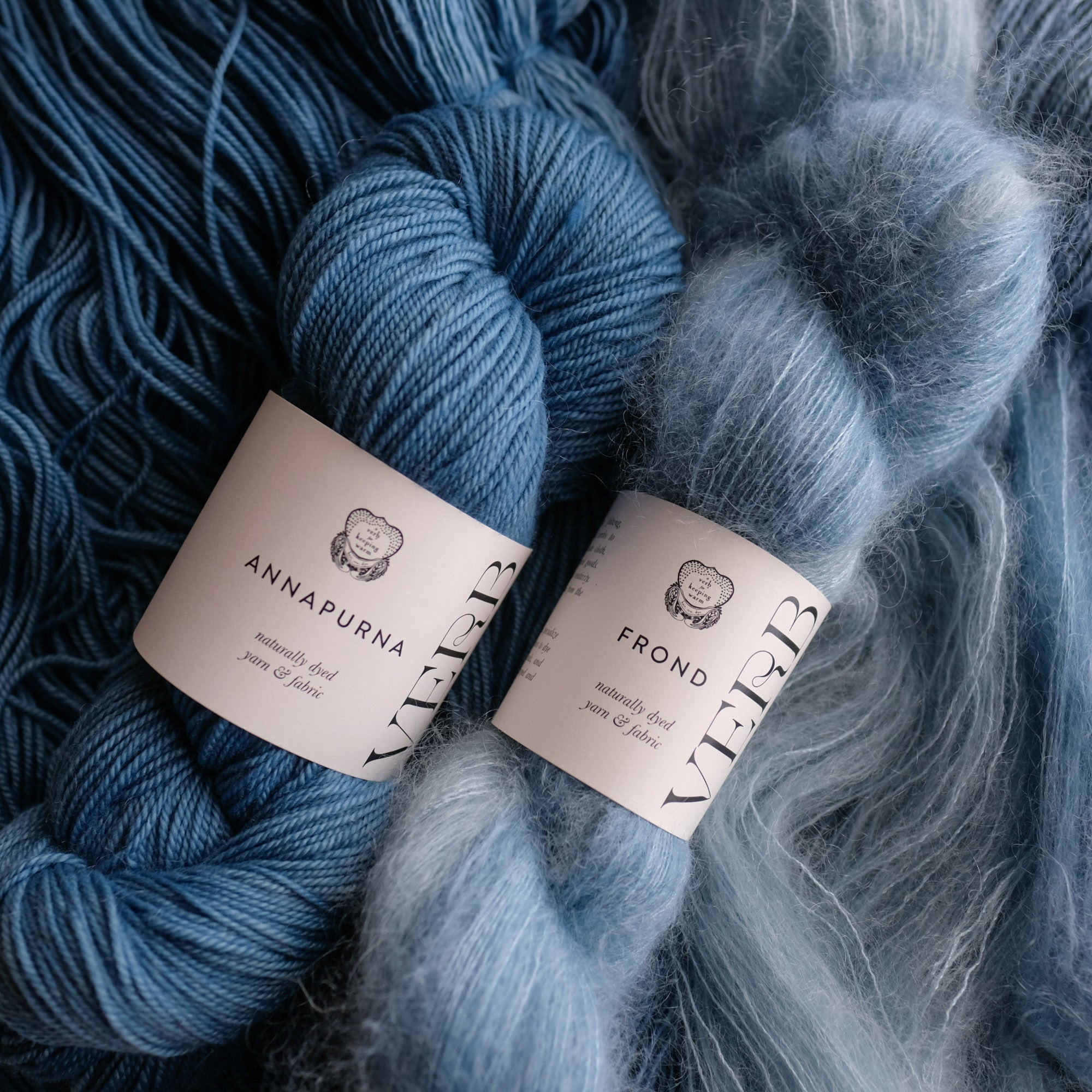 Annapurna True Blue + Frond  I dwell in Possibility