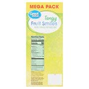 Great Value Tangy Fruit Smiles Gummy Candy, 45 Oz (Pack of 2) - Bulk Sweet Treats for Parties, Snacks & Family Movie Nights
