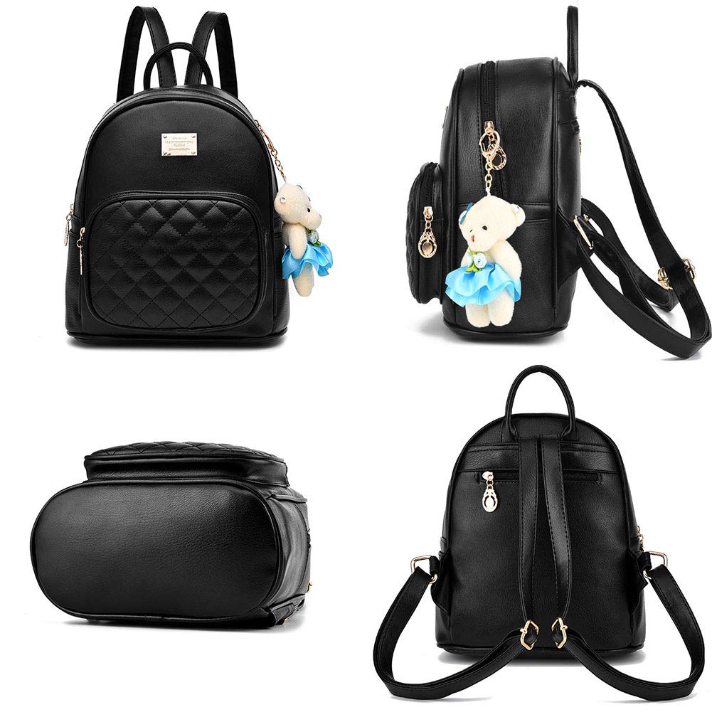 Stylish Women's Small Leather Backpack Purse - Cute Mini Backpack for Teen Girls, Designer Casual Daypack for Travel, School & Everyday Use