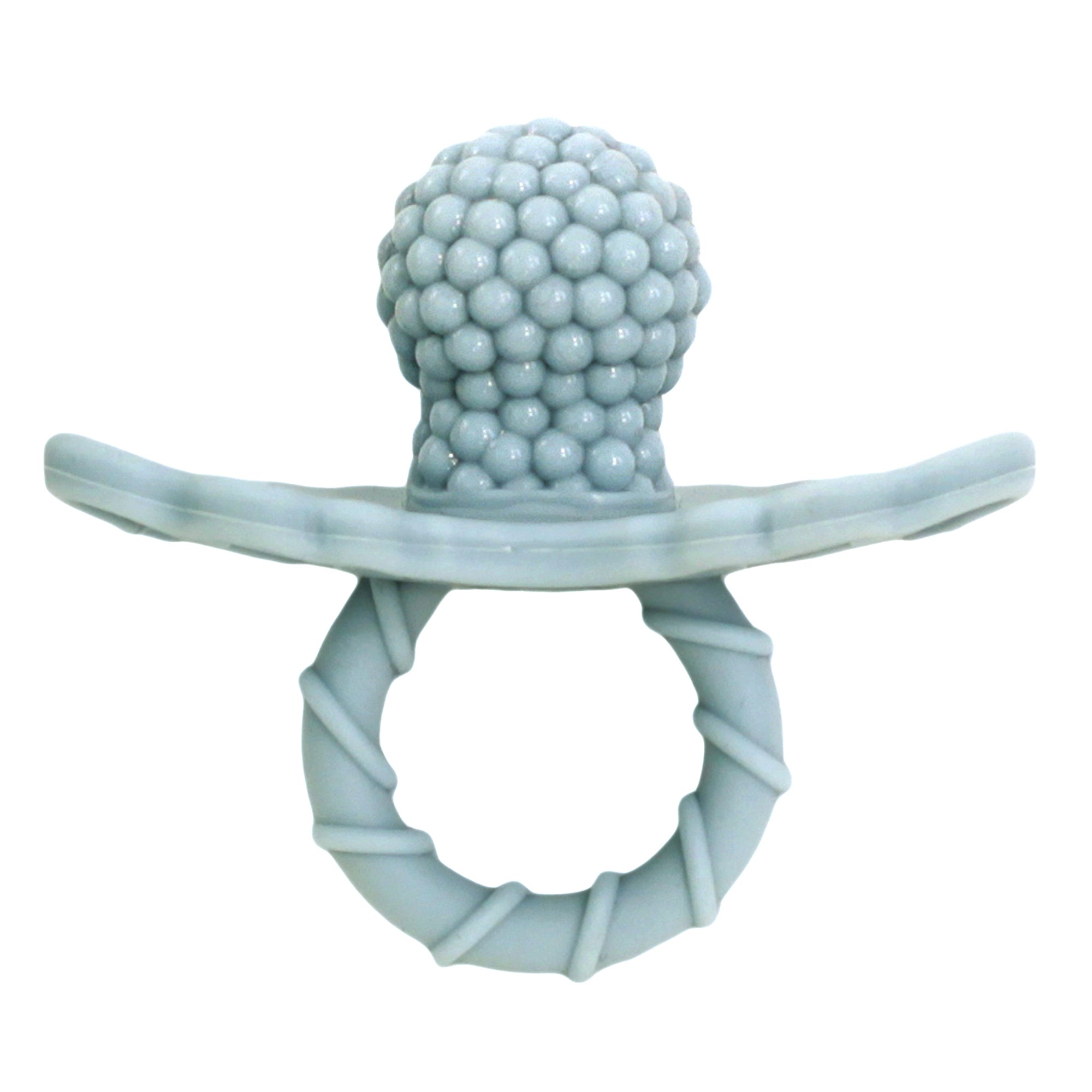 Organic Raz Berry Teether for Babies - Safe & Natural Soothing Teething Toy for Infants - Perfect for On-the-Go Pain Relief & Gum Massage