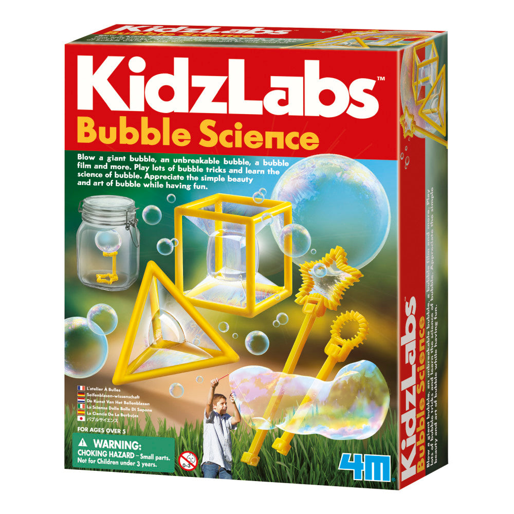 4M Bubble Science Kit - Fun STEM Educational Toy for Kids & Teens - Perfect for Science Experiments, Learning & Outdoor Play