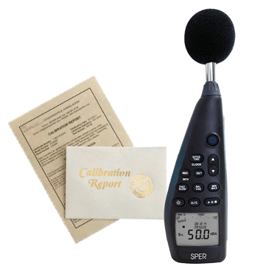 Professional Digital Sound Level Meter with Calibrator - Recertified for Accurate Noise Measurement | Ideal for Industrial, Construction & Environmental Monitoring