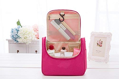 Unique Empire Waterproof Hanging Toiletry Bag - Multifunctional Travel Cosmetic Organizer for Women & Girls - Perfect for Makeup, Skincare & Travel Essentials
