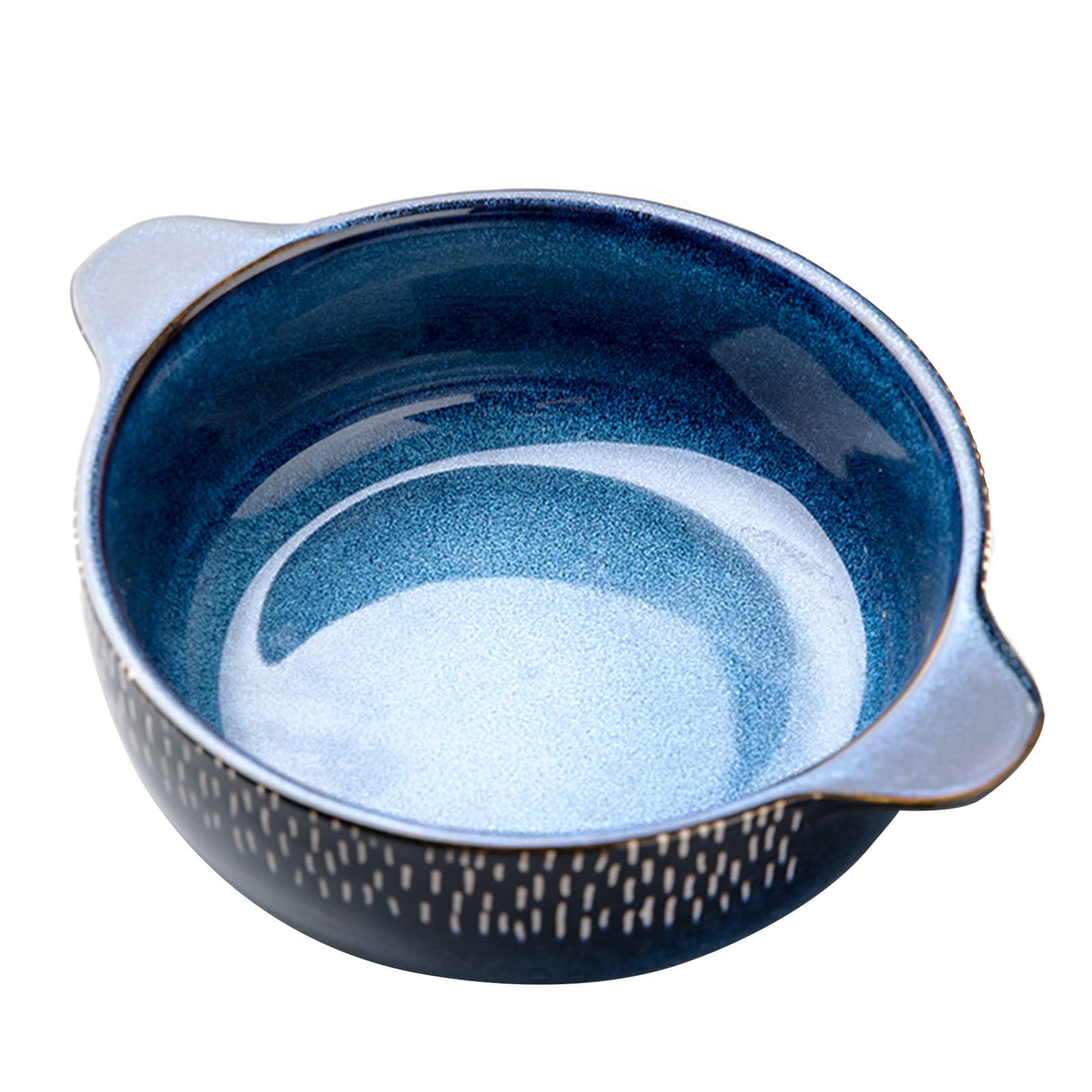 Qeeadeea Extra Large Ceramic Soup Bowl - 1500ml Pasta & Salad Serving Bowl in Vibrant Blue - Perfect for Family Dinners, Entertaining & Restaurant-Style Meals