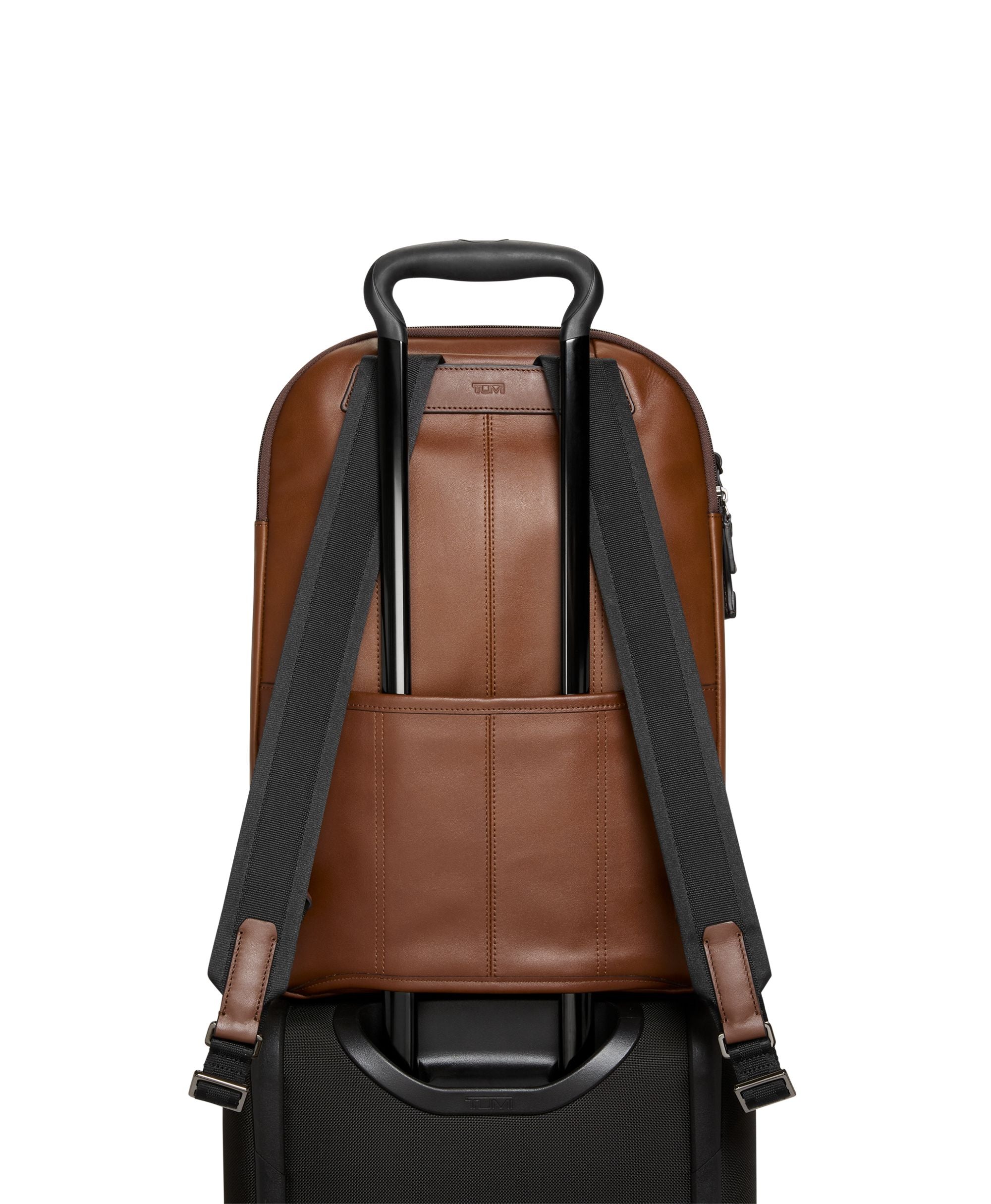 Tumi Harrison Warren Leather Backpack for Men & Women - Stylish & Durable Laptop Bag for Work, Travel & College