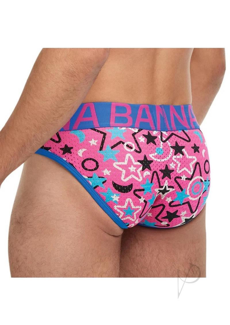 Banana Cabana Jock Strap for Men - Comfortable & Breathable Underwear in Purple - Size S/M - Perfect for Gym, Sports & Everyday Wear
