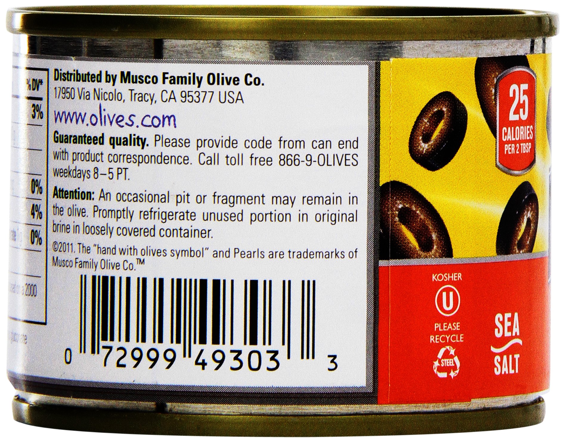 PEARLS California Ripe Olives, Sliced Black Olives - 2.25 Oz Can | Premium Quality, Ready to Eat | Perfect for Salads, Pizzas, Sandwiches & Mediterranean Recipes