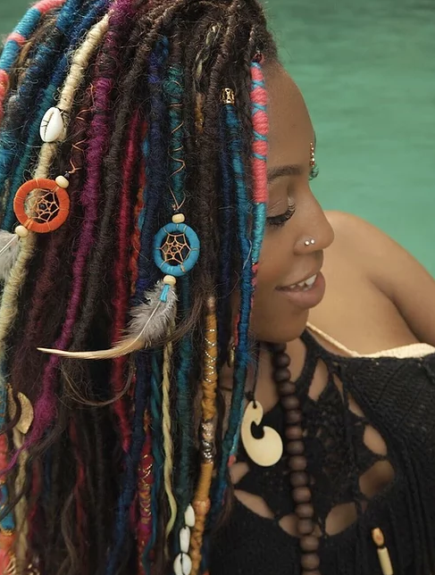 MALI PAH Tropical Hair Accessories Dream Catchers - Boho Chic Hair Clips & Headbands for Women, Perfect for Festivals, Beach Parties & Everyday Style
