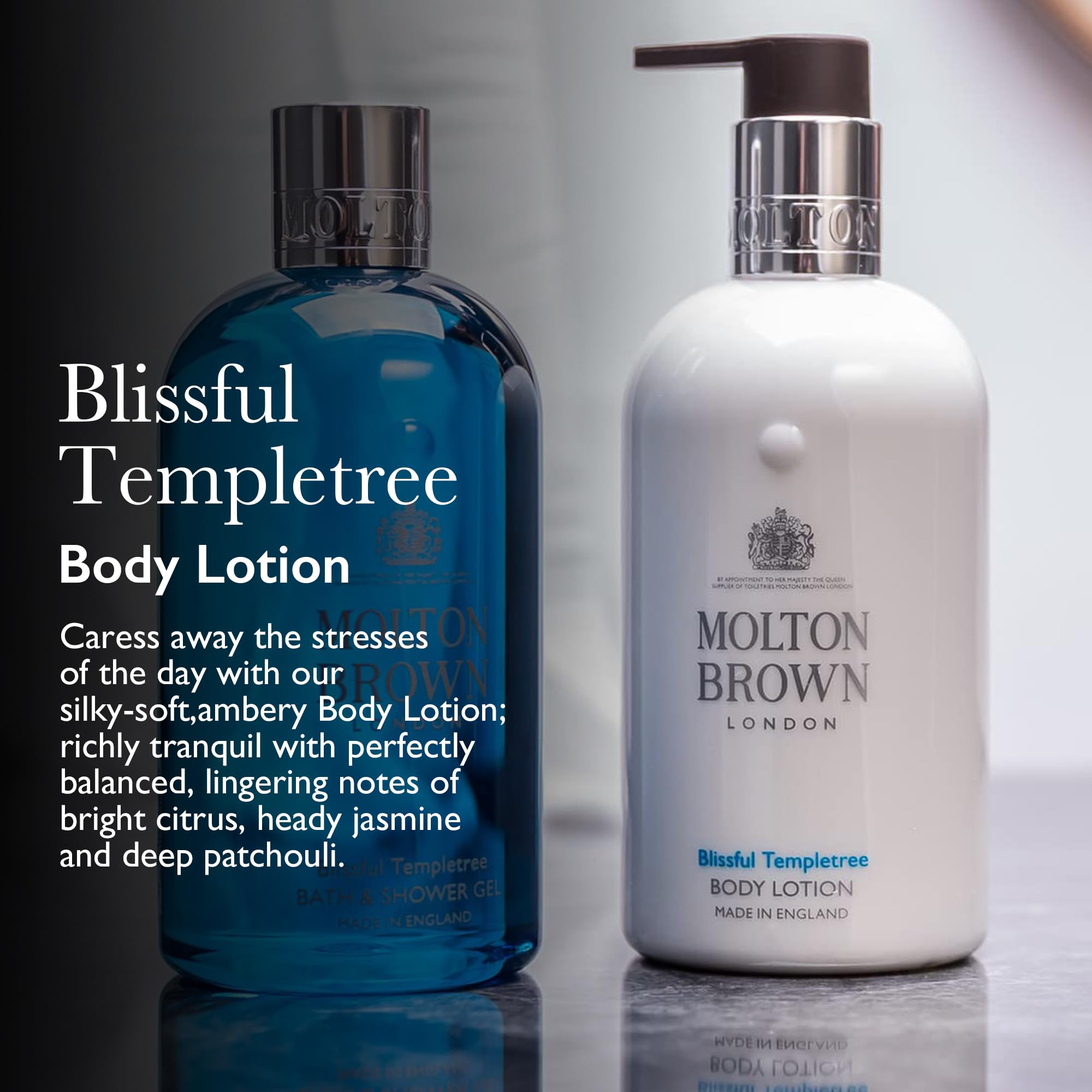 Molton Brown Blissful Templetree Body Lotion 300ml - Hydrating & Luxurious Moisturizer for Dry Skin | Perfect for Daily Use & Spa Days